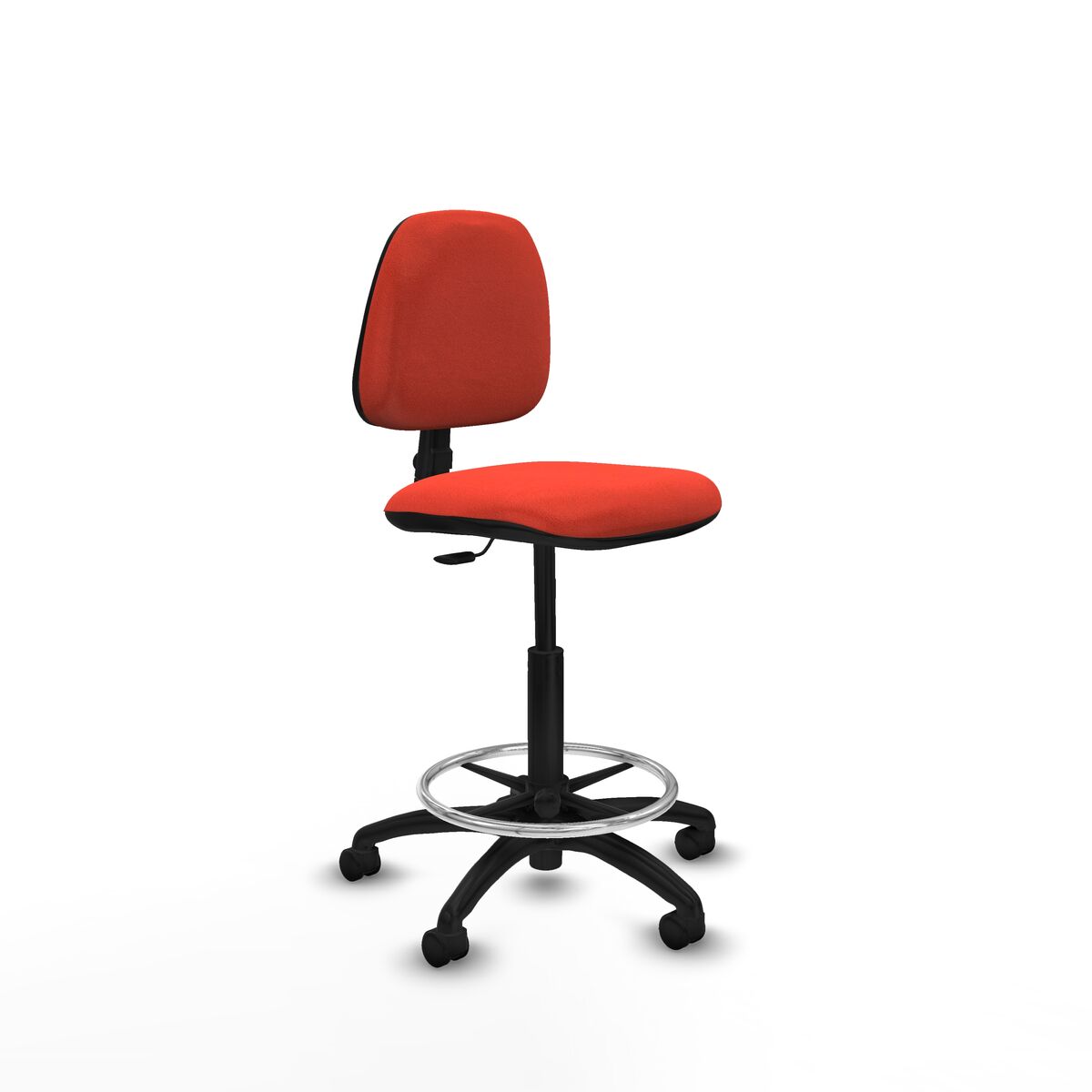 Silla de Oficina Piqueras y Crespo B0001RN Naranja Oscuro Alta