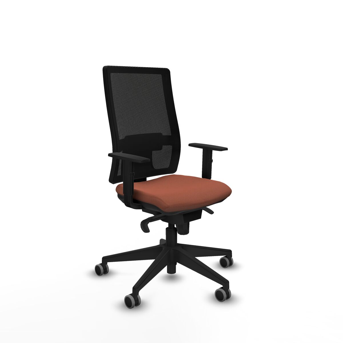 Silla de Oficina Piqueras y Crespo 1D066G0 Marrón