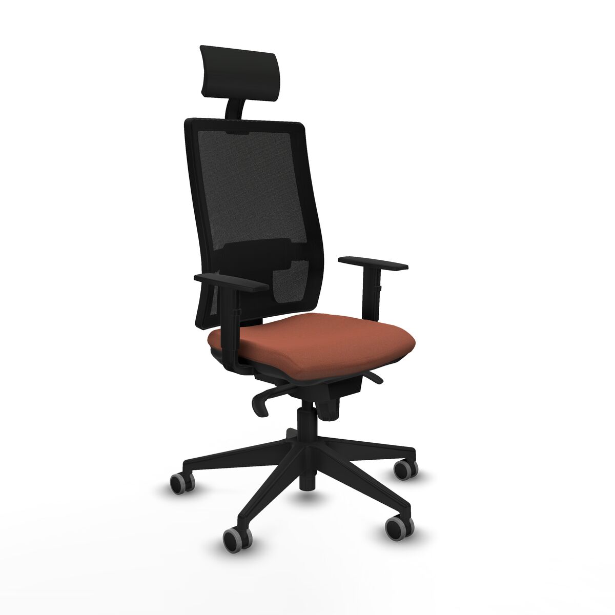 Silla de Oficina Piqueras y Crespo 1D066G1 Marrón