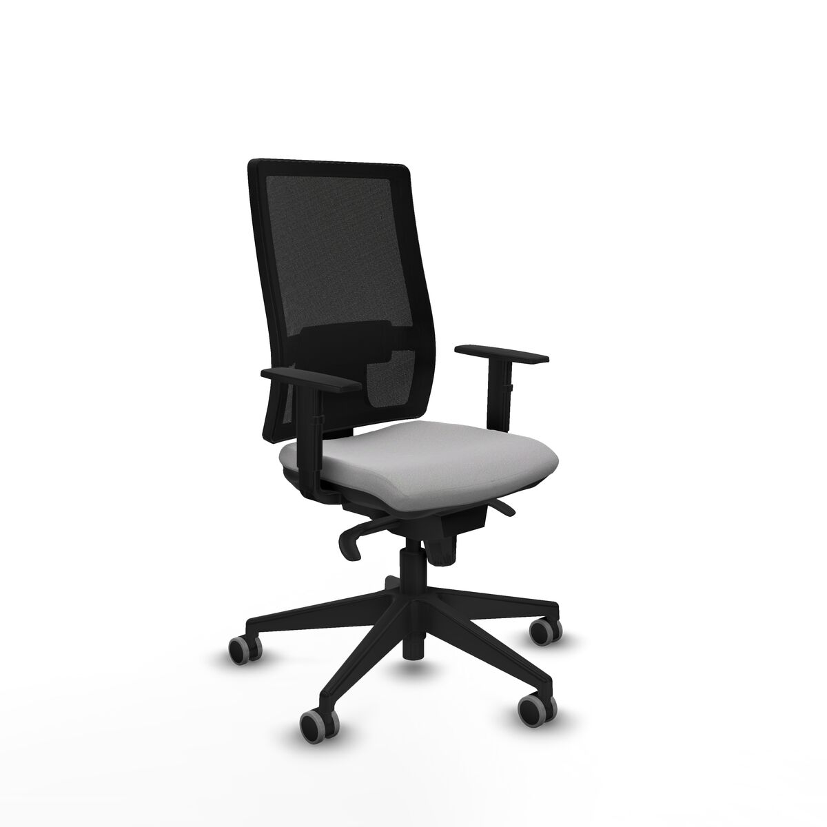 Silla de Oficina Piqueras y Crespo 1D066G0 Gris claro