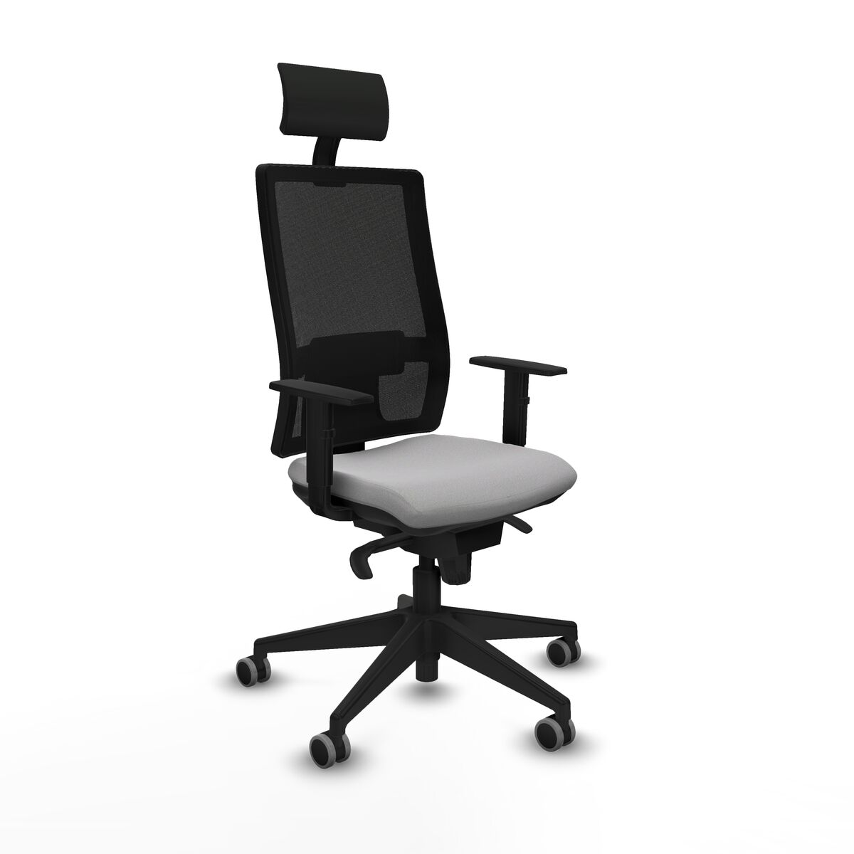 Silla de Oficina Piqueras y Crespo 1D066G1 Gris claro