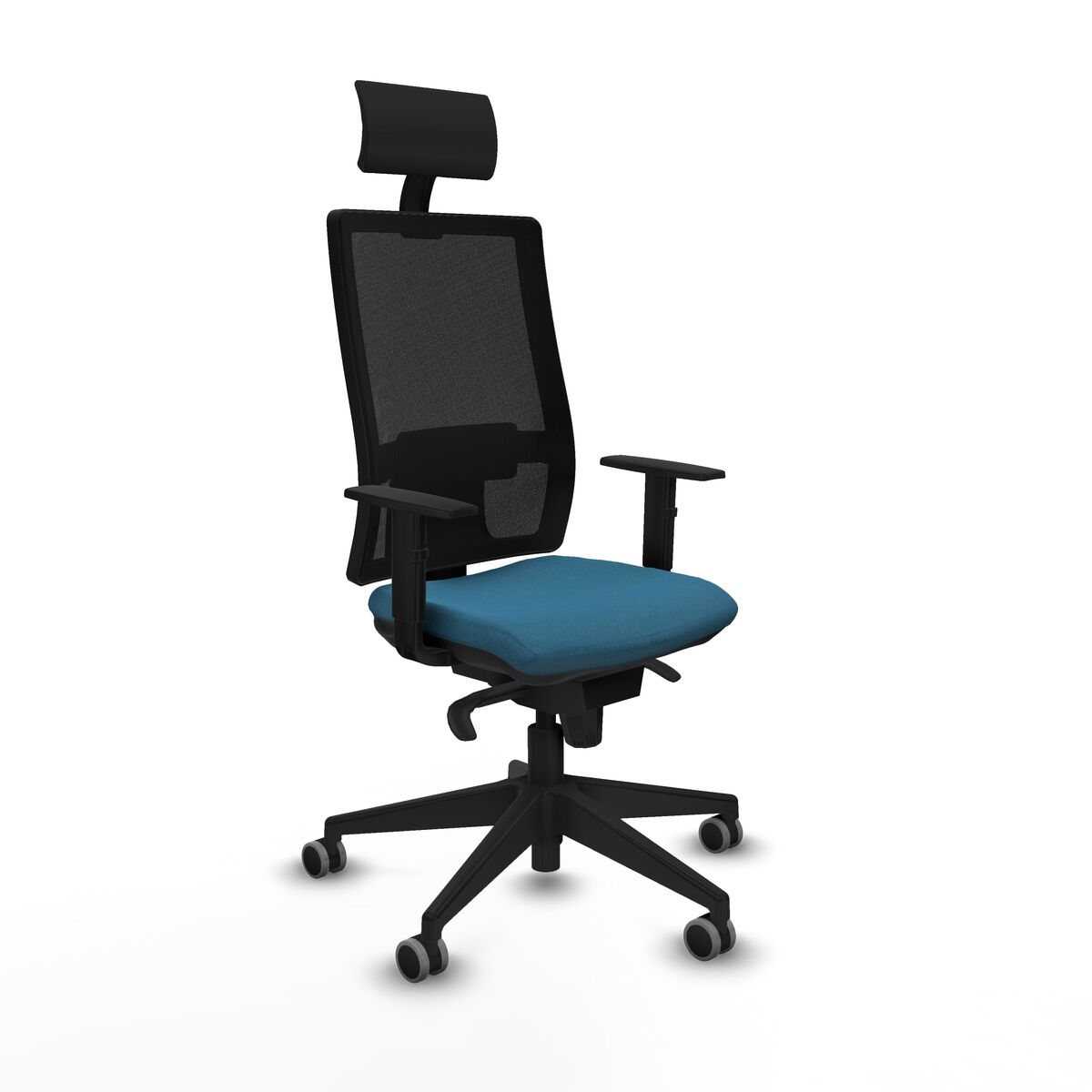 Silla de Oficina Piqueras y Crespo 1D066G1 Verde petróleo