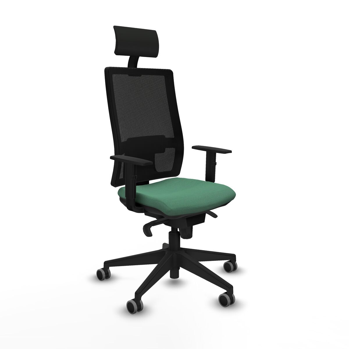 Silla de Oficina Piqueras y Crespo 1D066G1 Verde Esmeralda