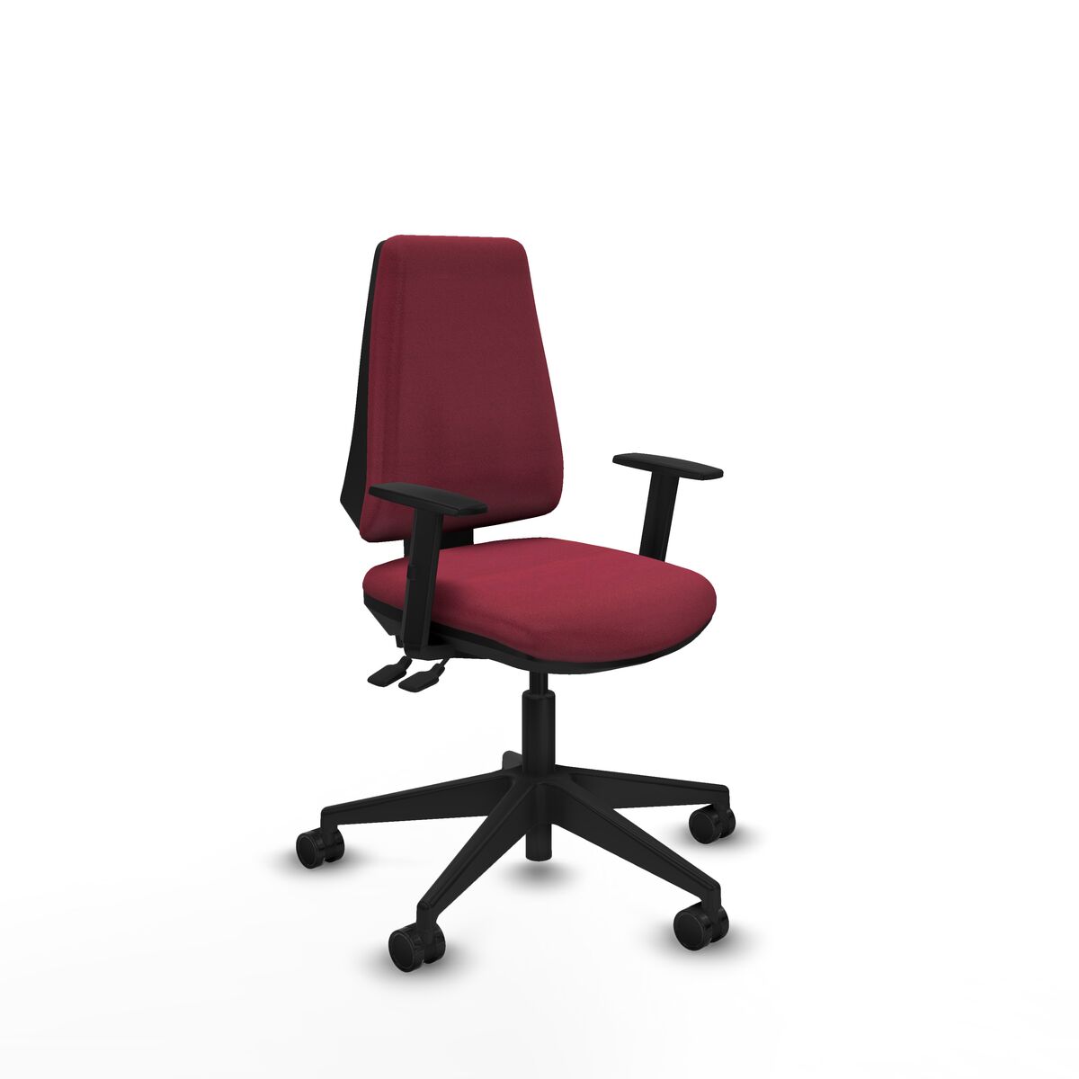 Silla de Oficina Piqueras y Crespo b1d066n Granate