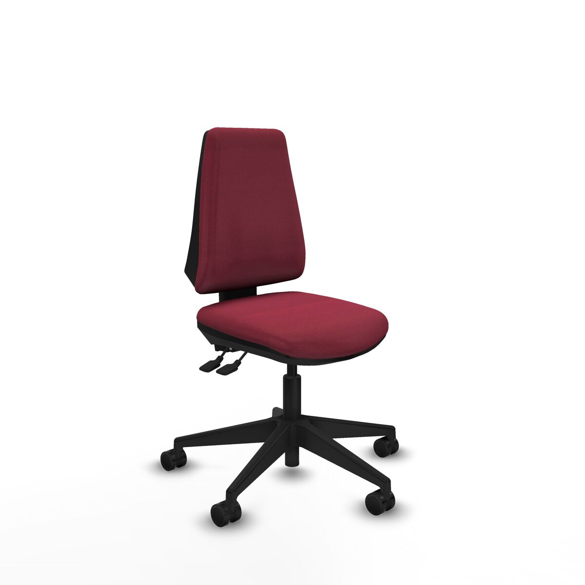 Silla de Oficina Piqueras y Crespo B00066N Granate