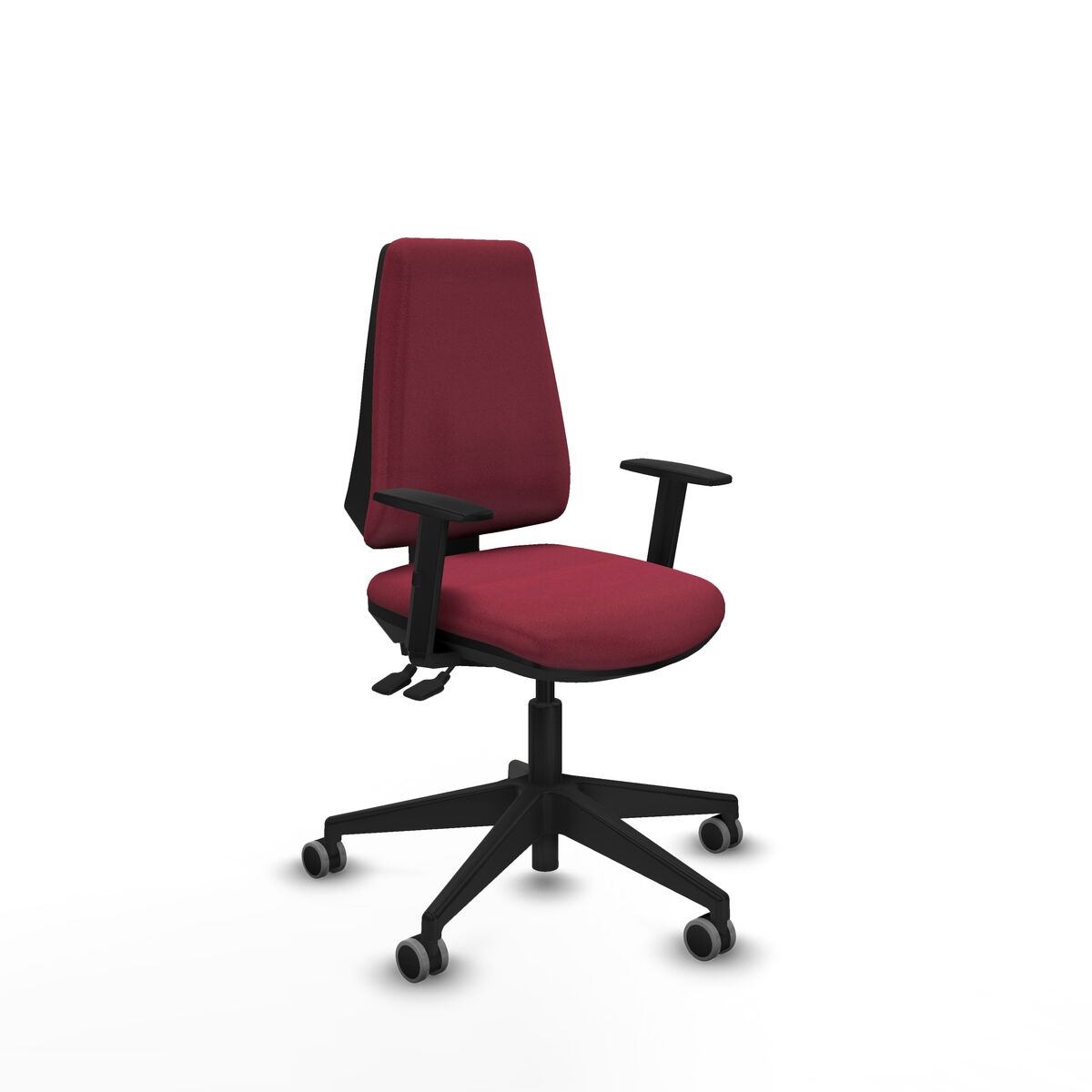 Silla de Oficina Piqueras y Crespo B1D066G Granate