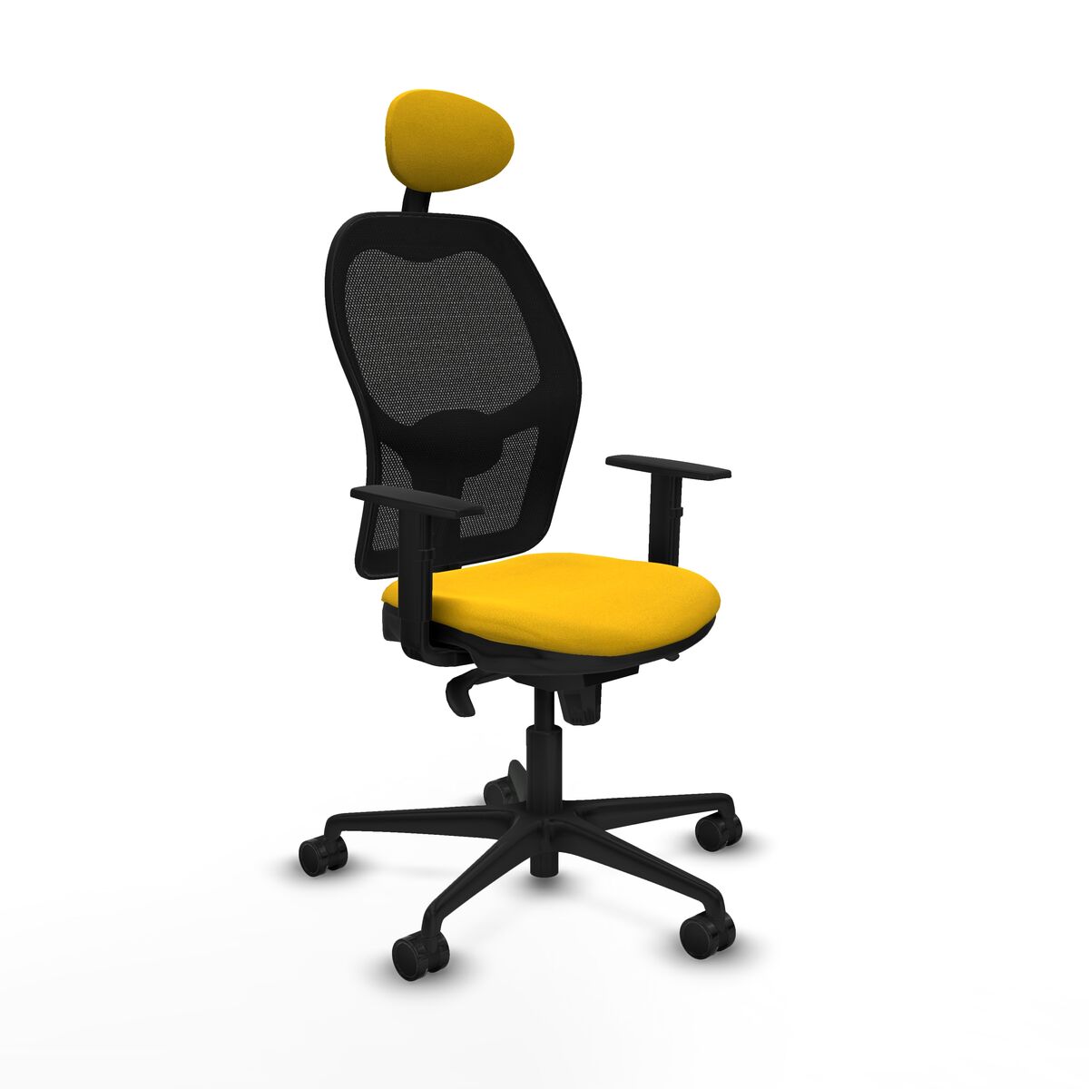 Silla de Oficina Piqueras y Crespo 1D036N1 Amarillo