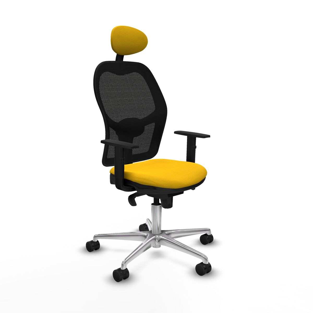 Silla de Oficina Piqueras y Crespo 1D086N1 Amarillo