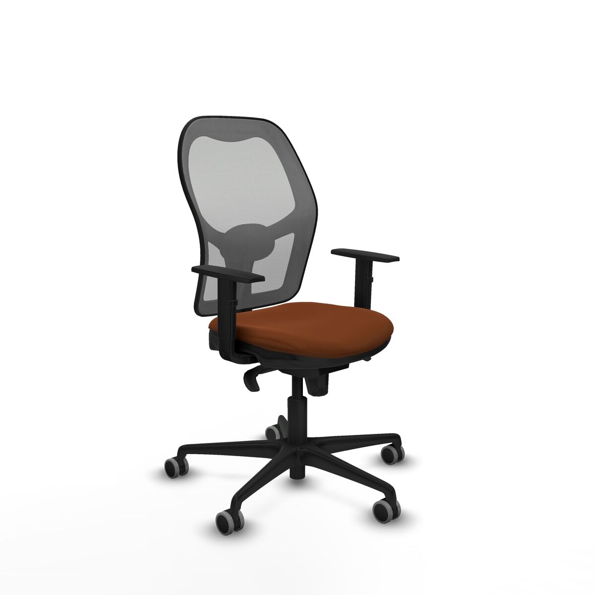 Silla de Oficina Piqueras y Crespo 1D036G0 Marrón Gris