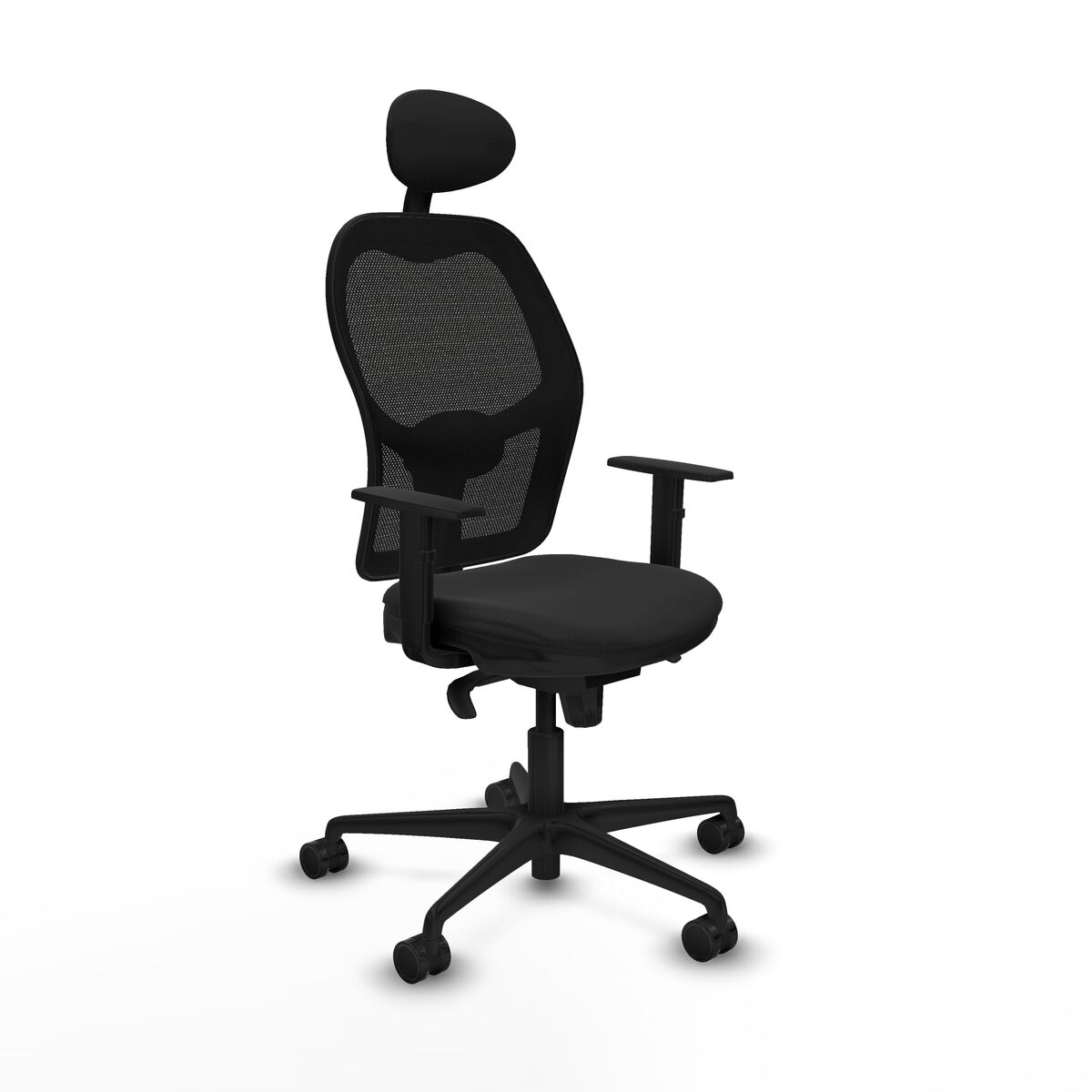 Silla de Oficina Piqueras y Crespo 1D036N1 Negro