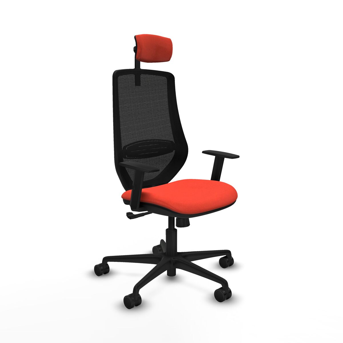 Silla de Oficina Piqueras y Crespo D036N2W Naranja Oscuro