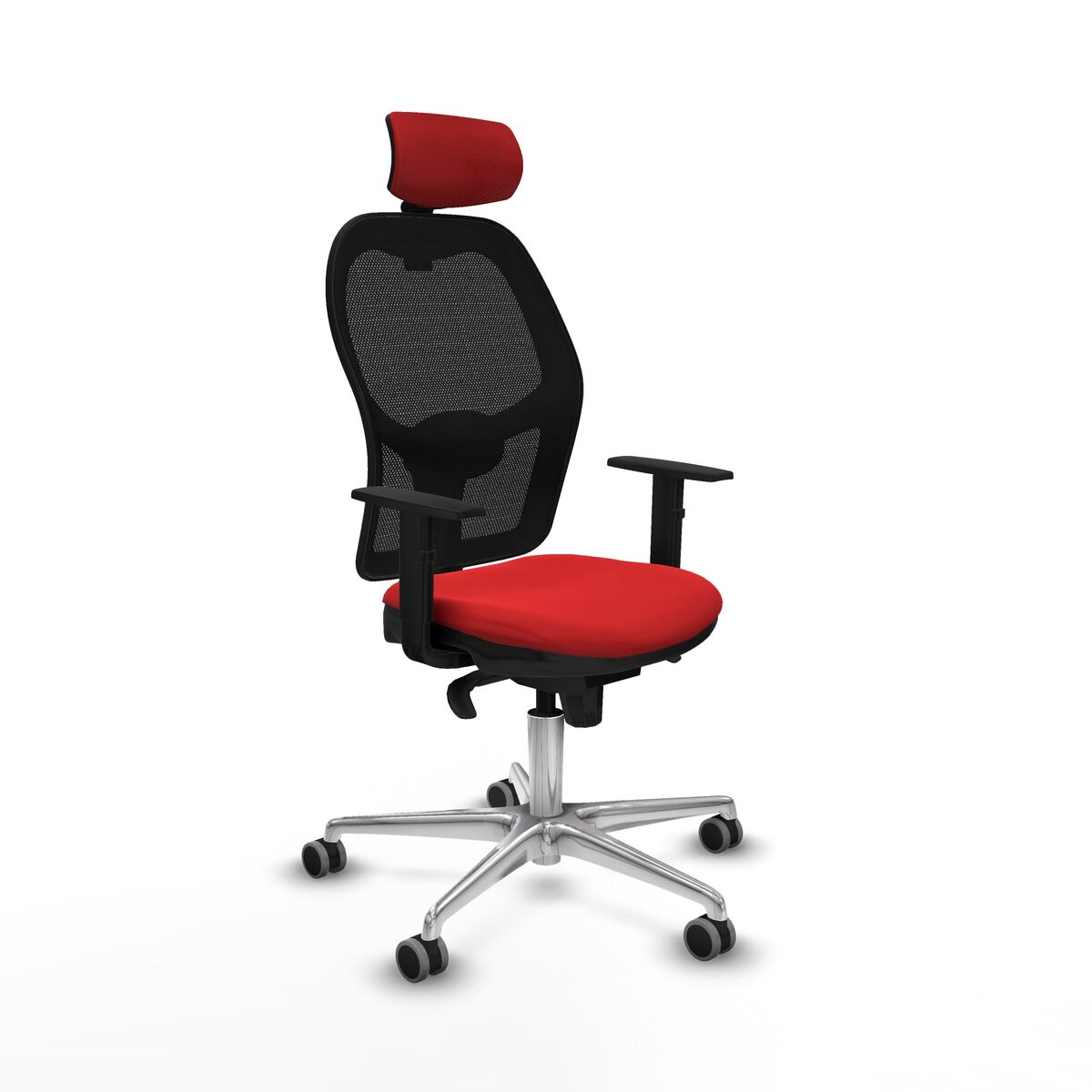 Silla de Oficina Piqueras y Crespo 1D086G2 Rojo