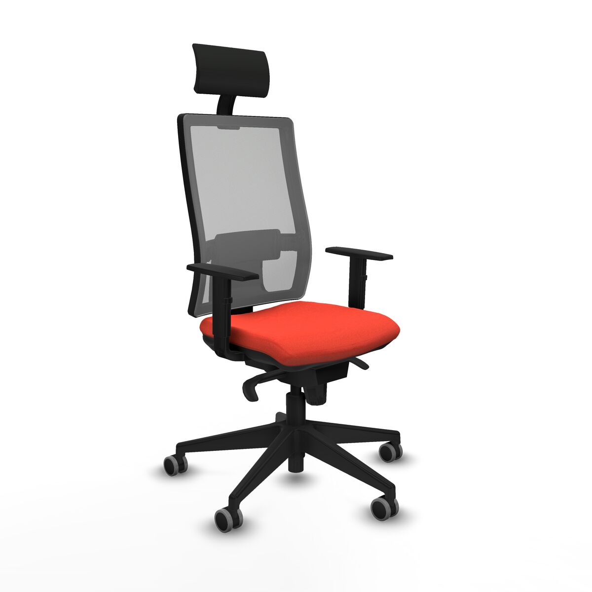Silla de Oficina Horna Piqueras y Crespo 1D066G1 Naranja Oscuro