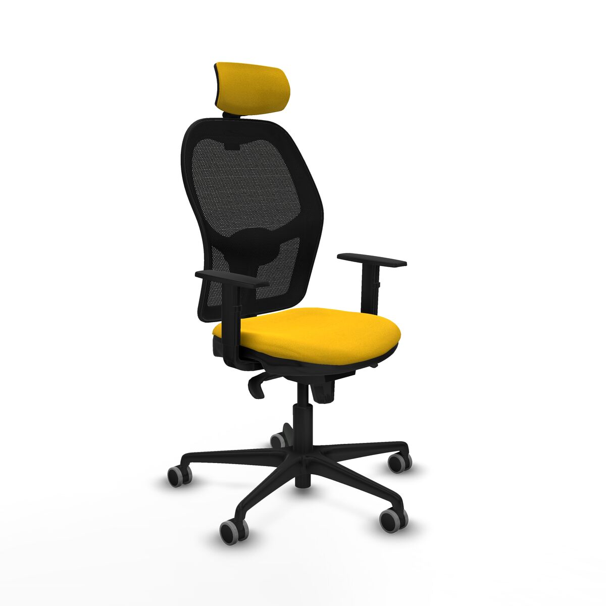 Silla de Oficina Piqueras y Crespo 1D036G2 Amarillo