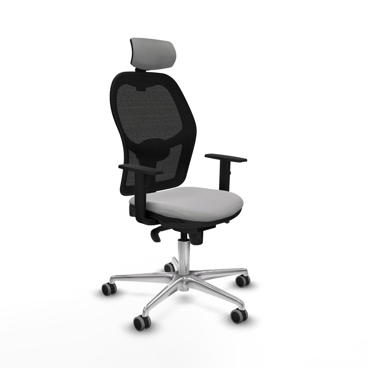Silla de Oficina Piqueras y Crespo 1D086G2 Gris claro