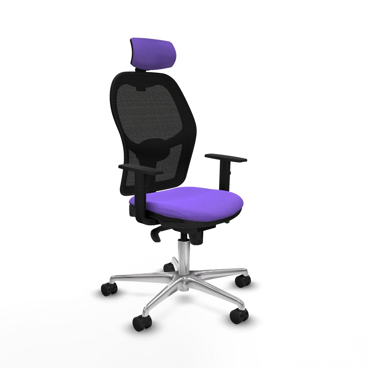 Silla de Oficina con Cabecero Jorquera Piqueras y Crespo 1D086N2 Lila