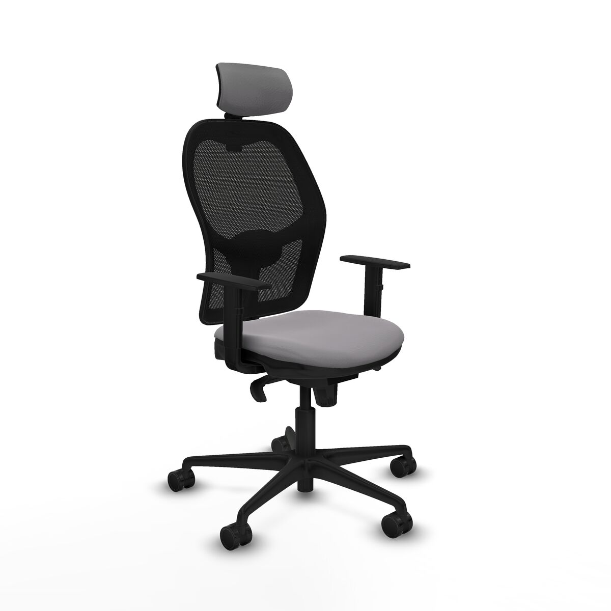 Silla de Oficina con Cabecero Jorquera Piqueras y Crespo 1D036N2 Gris