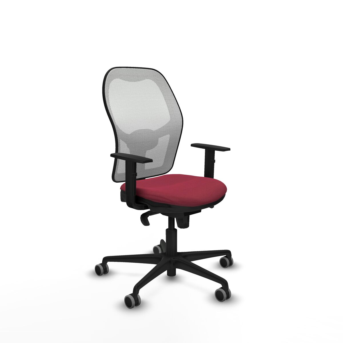 Silla de Oficina Piqueras y Crespo 1D036G0 Granate