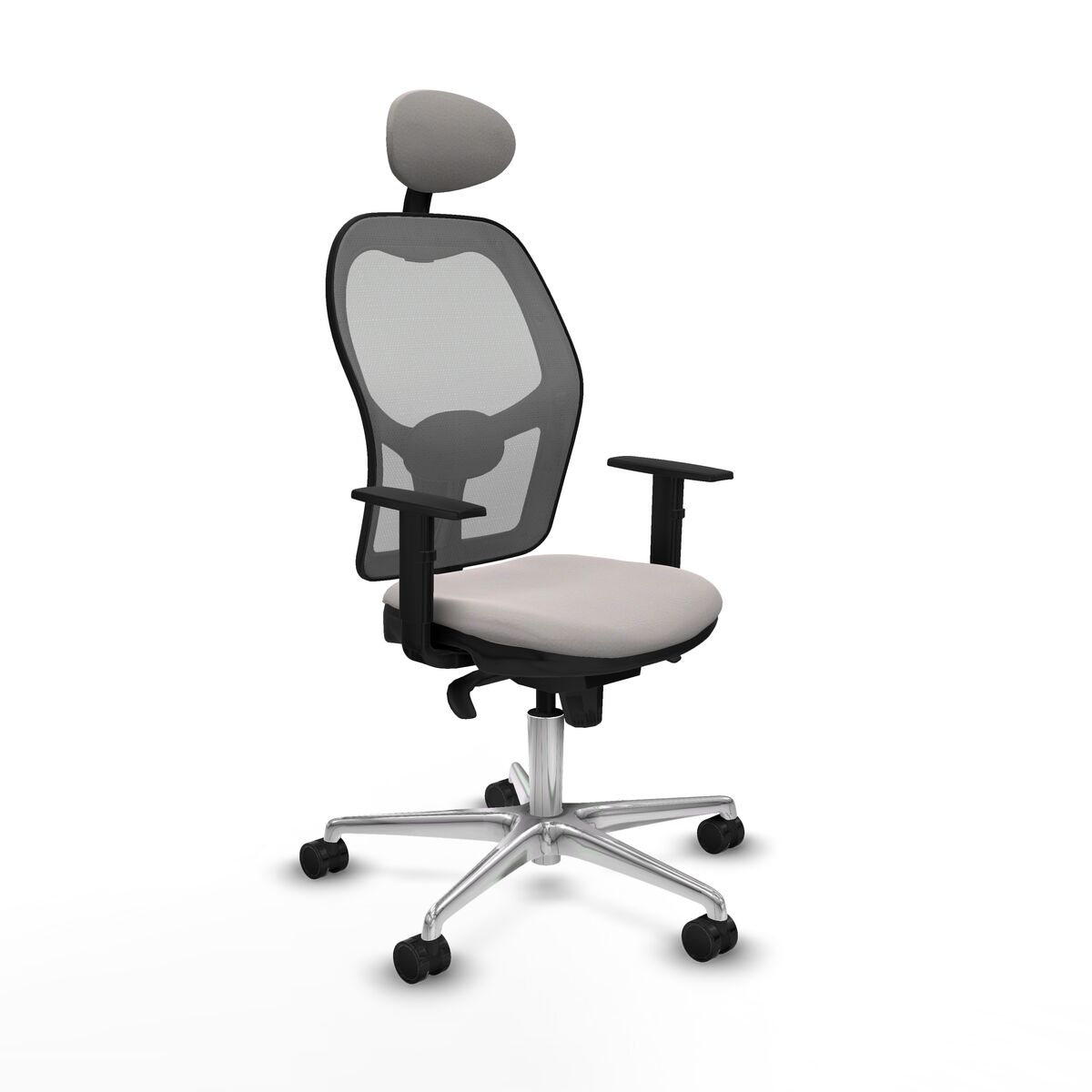 Silla de Oficina con Cabecero Jorquera Piqueras y Crespo 1D086N1 Blanco
