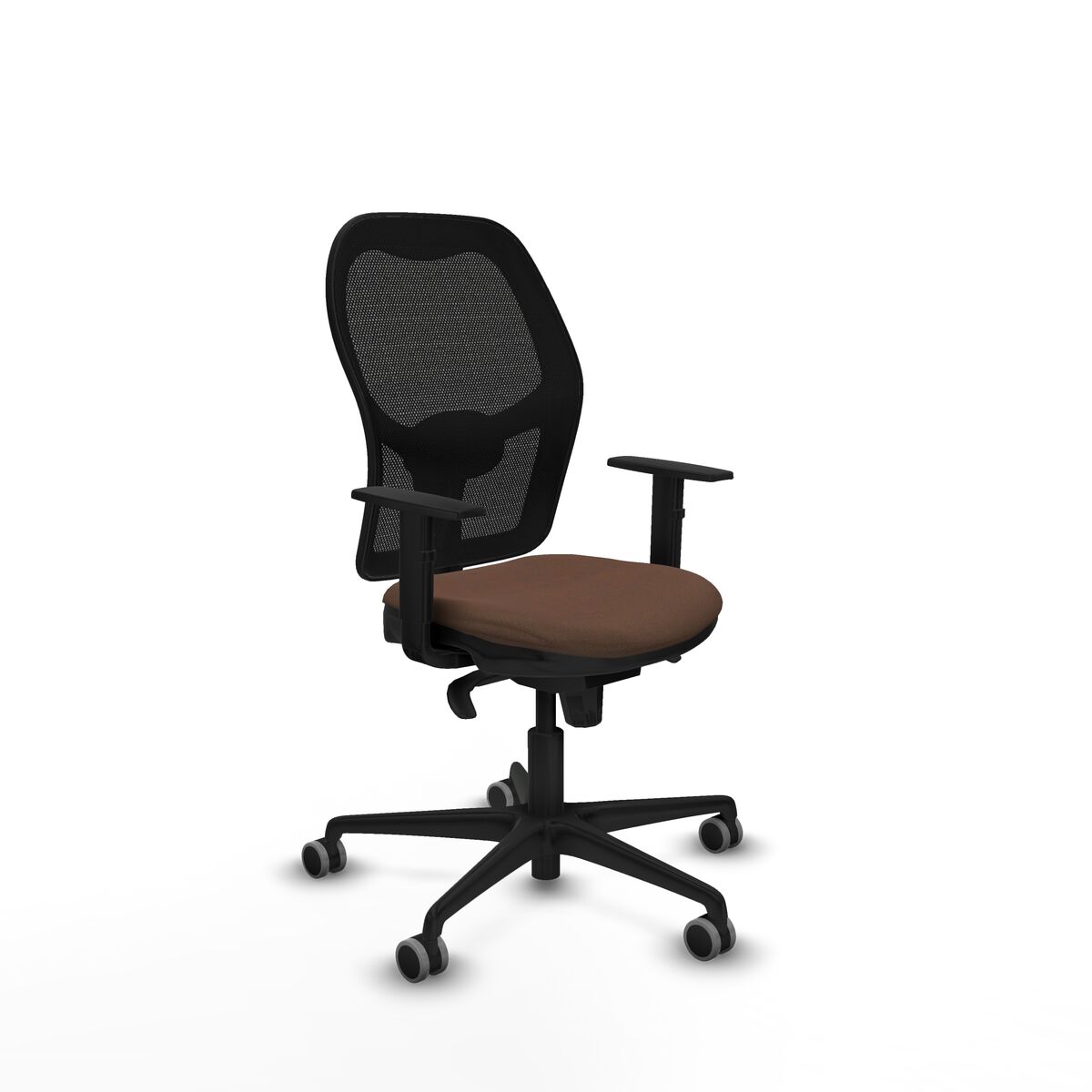 Silla de Oficina Piqueras y Crespo 1D036G0 Negro Marrón oscuro