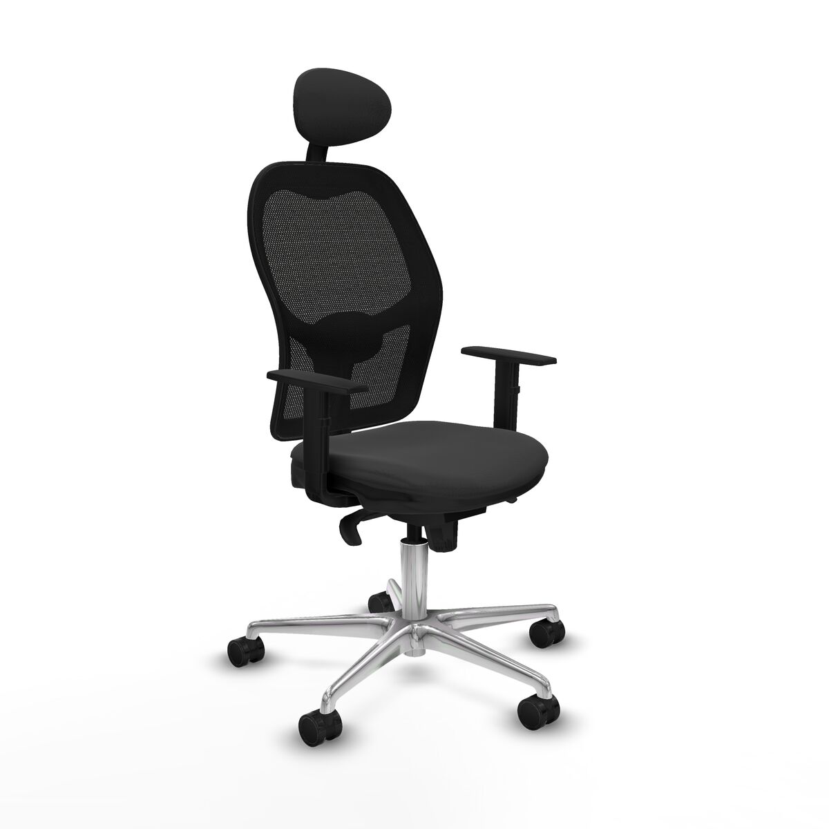 Silla de Oficina Piqueras y Crespo 1D086N1 Gris oscuro
