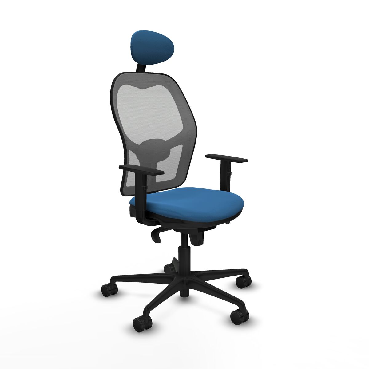 Silla de Oficina con Cabecero Jorquera Piqueras y Crespo 1D036N1 Azul claro