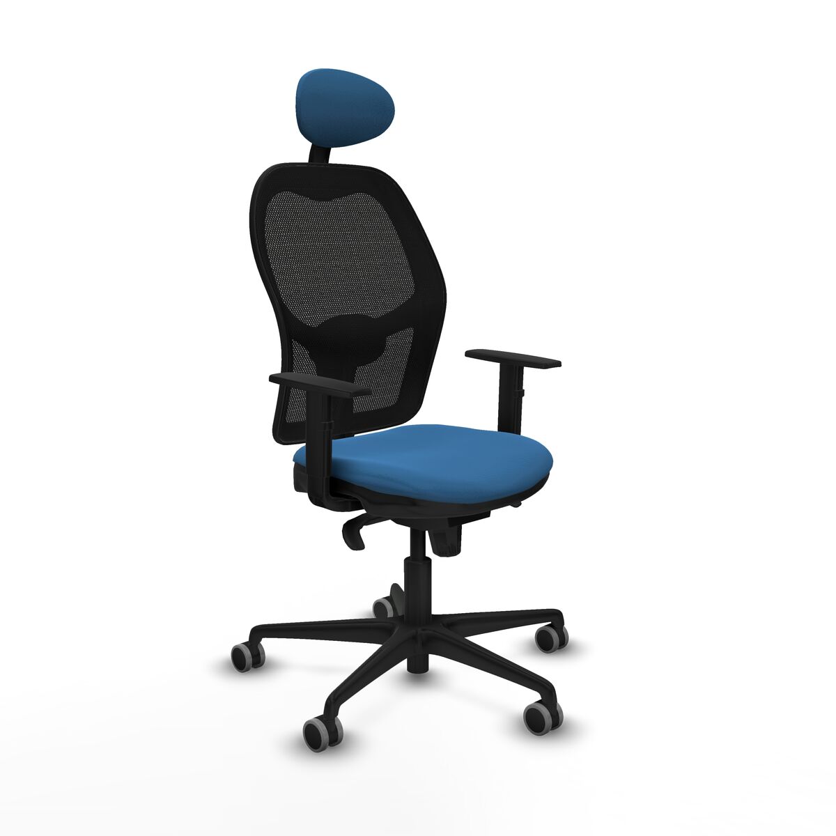 Silla de Oficina con Cabecero Jorquera Piqueras y Crespo 1D036G1 Azul claro
