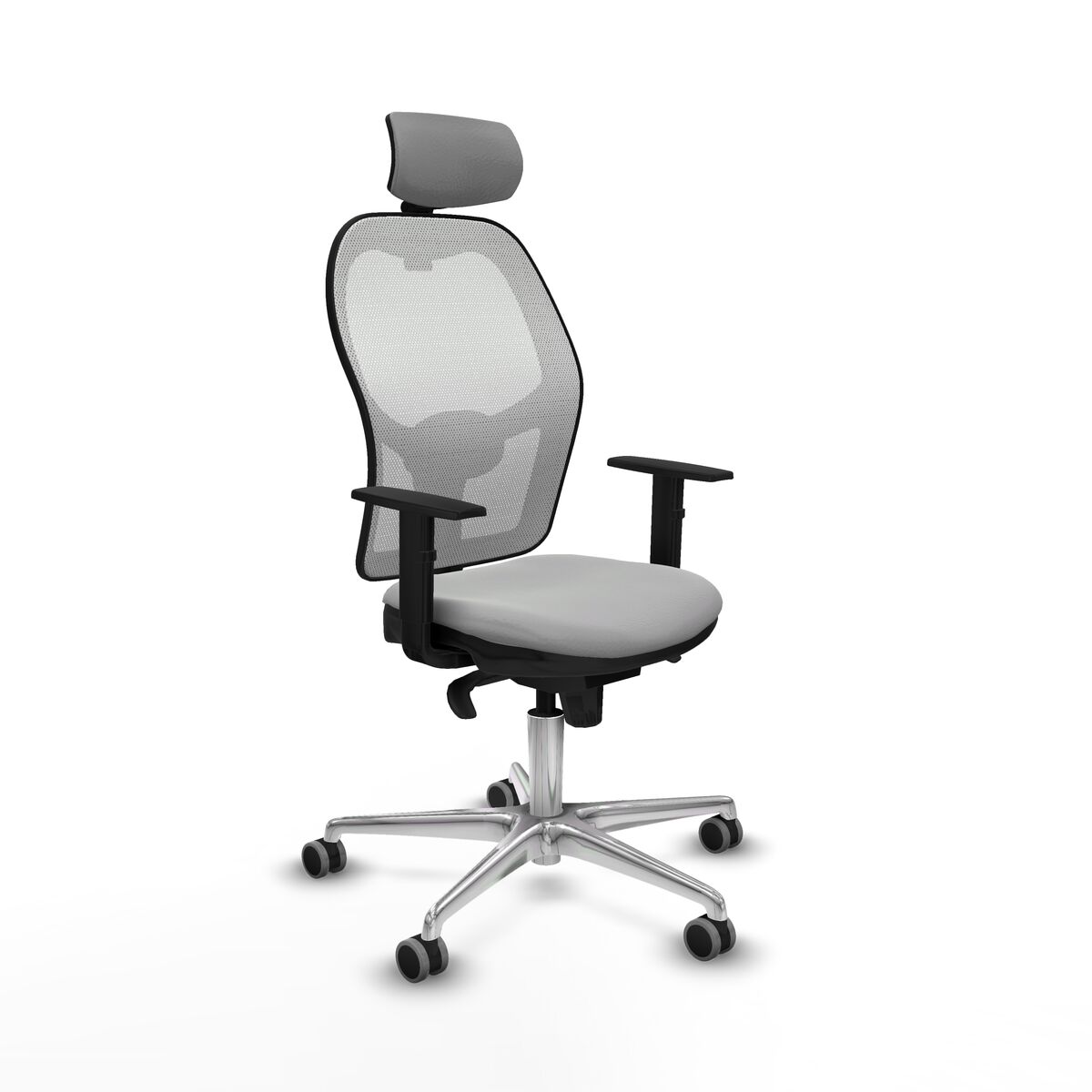 Silla de Oficina Piqueras y Crespo 1D086G2 Gris claro