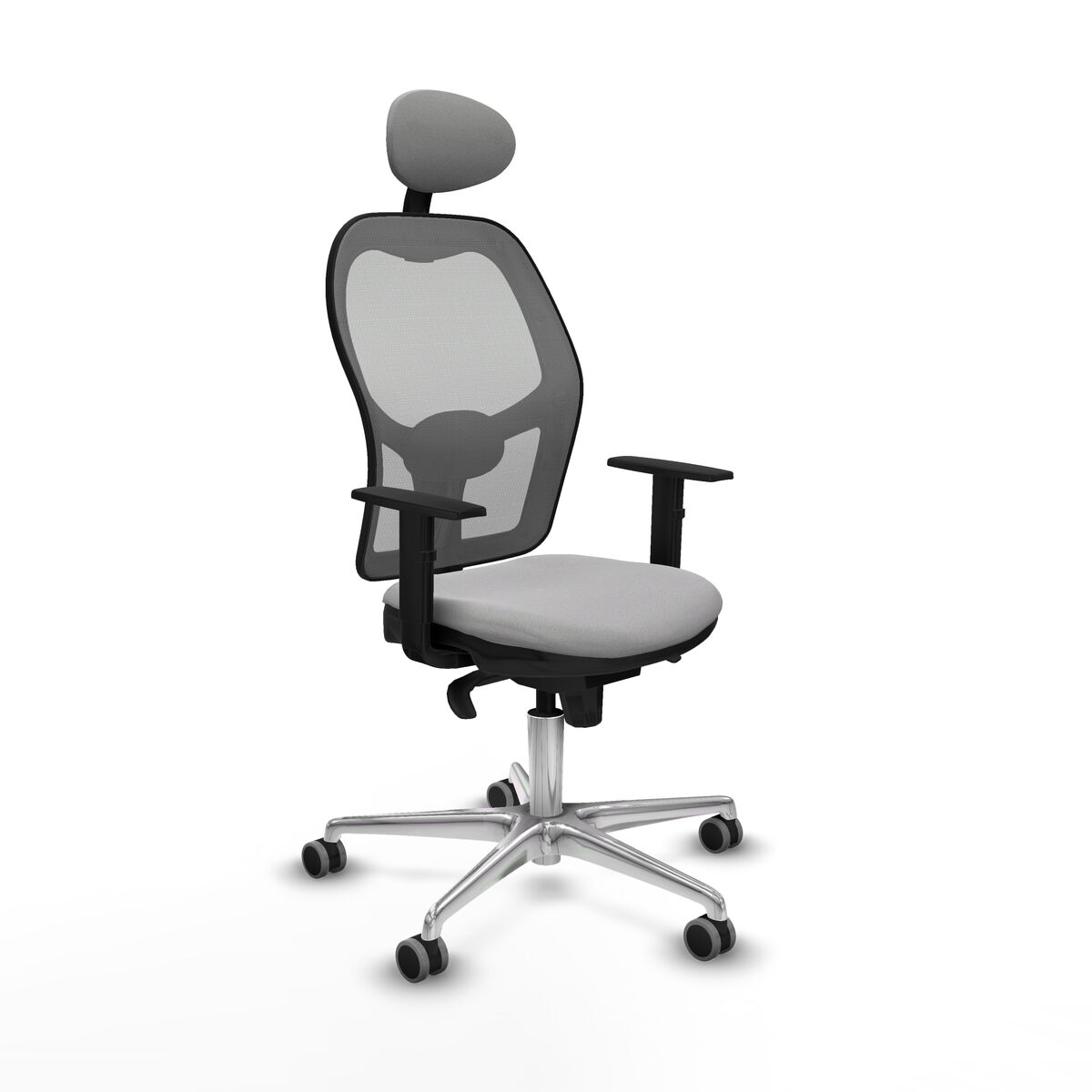 Silla de Oficina Piqueras y Crespo 1D086G1 Gris claro