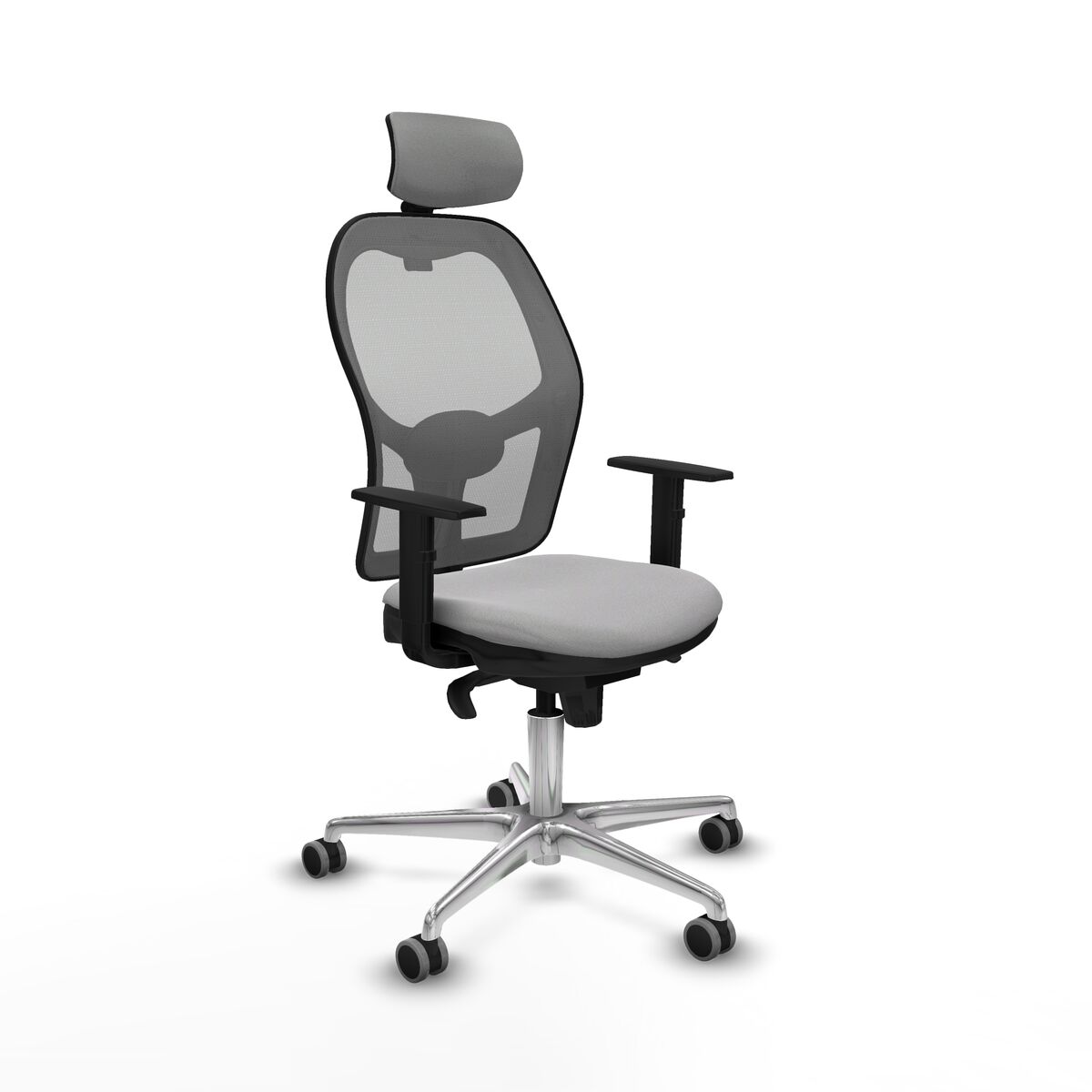 Silla de Oficina Piqueras y Crespo 1D086G2 Gris claro