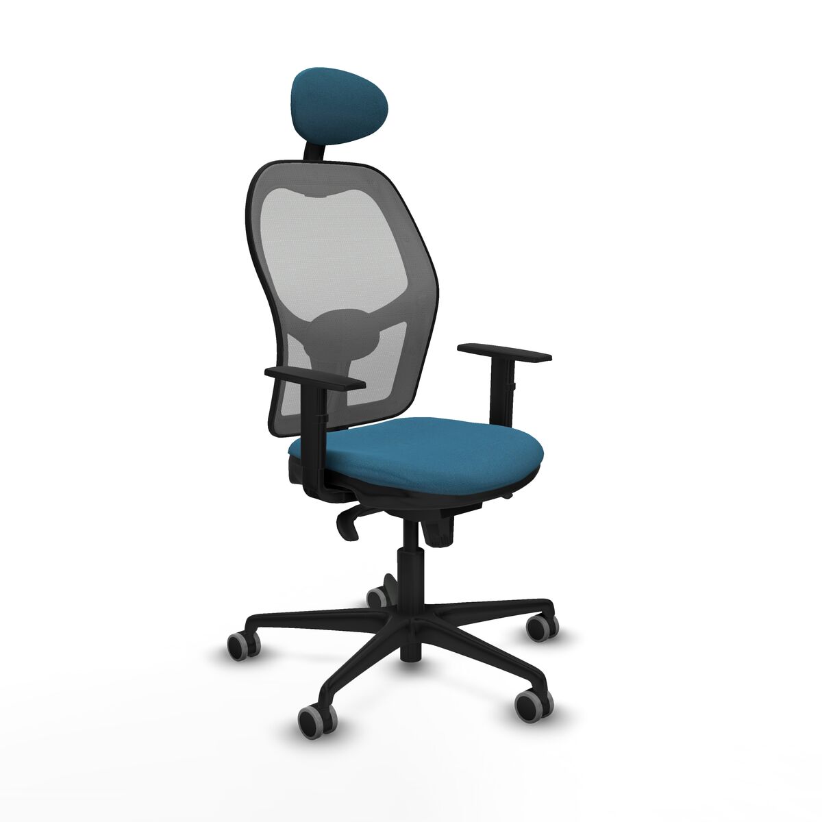 Silla de Oficina Piqueras y Crespo 1D036G1 Gris Verde petróleo