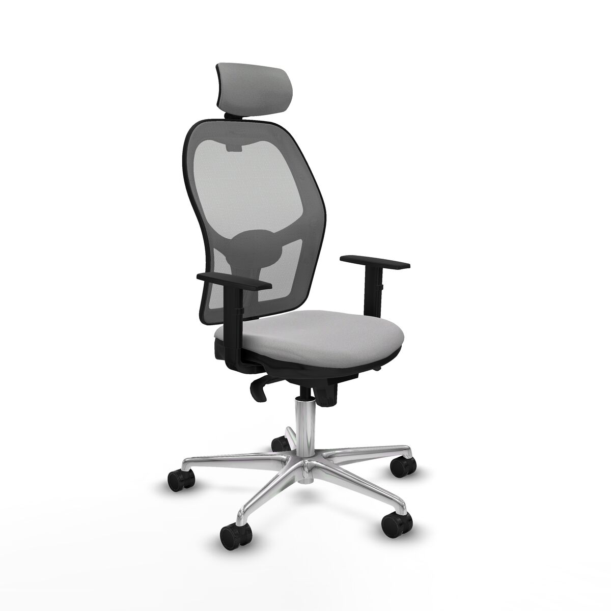 Silla de Oficina Piqueras y Crespo 1D086N2 Gris claro