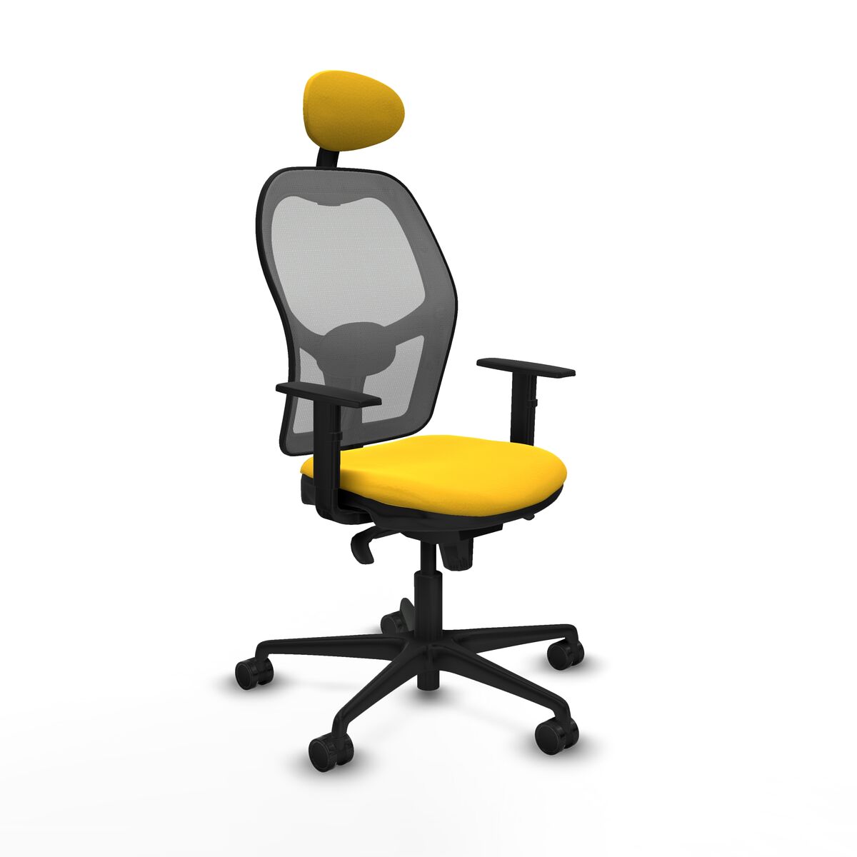 Silla de Oficina Piqueras y Crespo 1D036N1 Amarillo