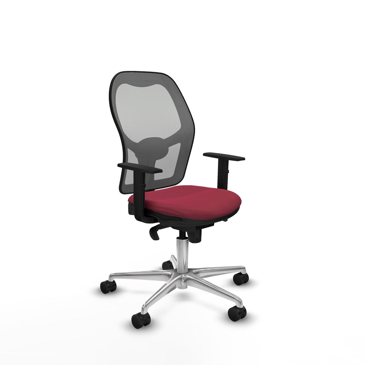 Silla de Oficina Piqueras y Crespo 1D086N0 Granate