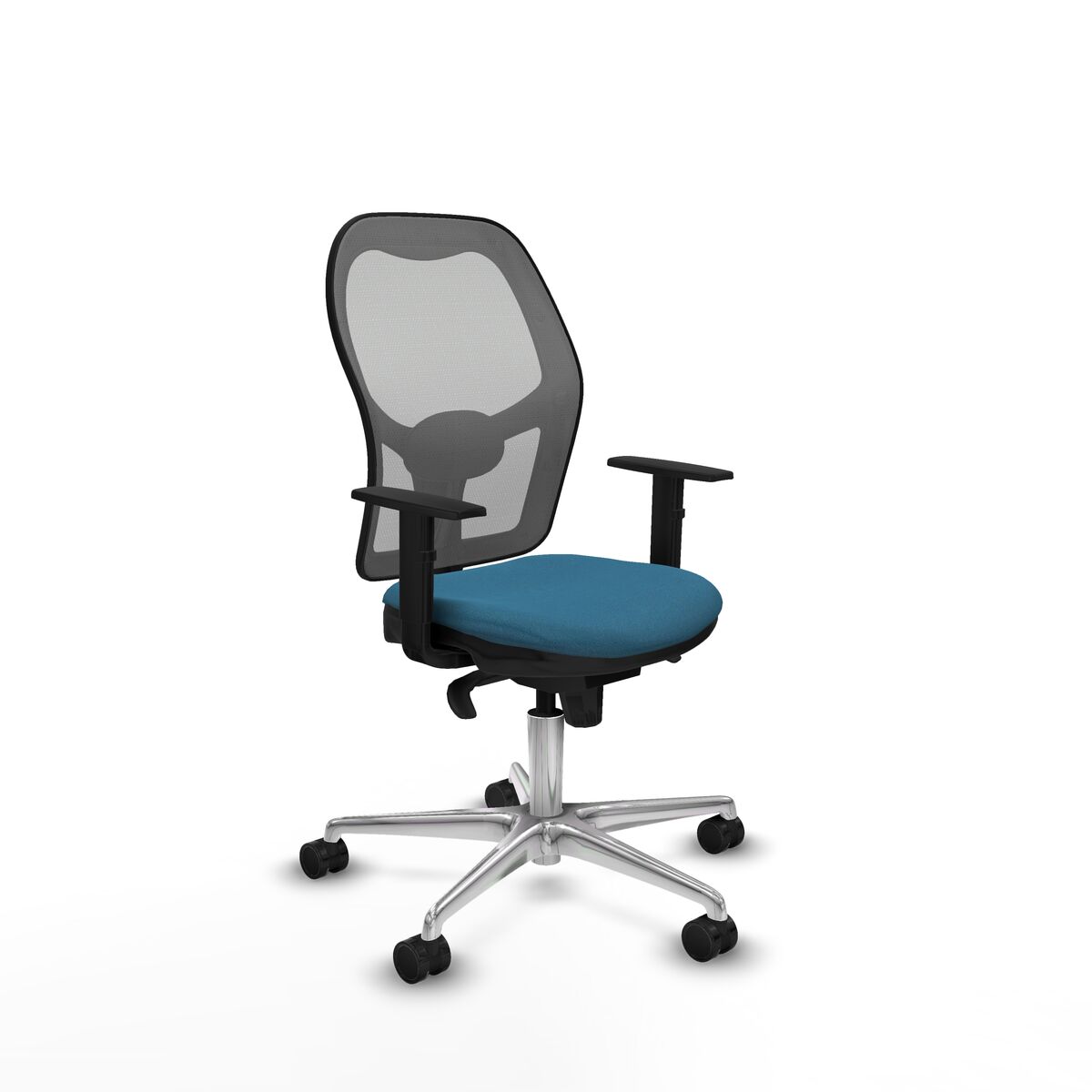 Silla de Oficina Piqueras y Crespo 1D086N0 Gris Verde petróleo