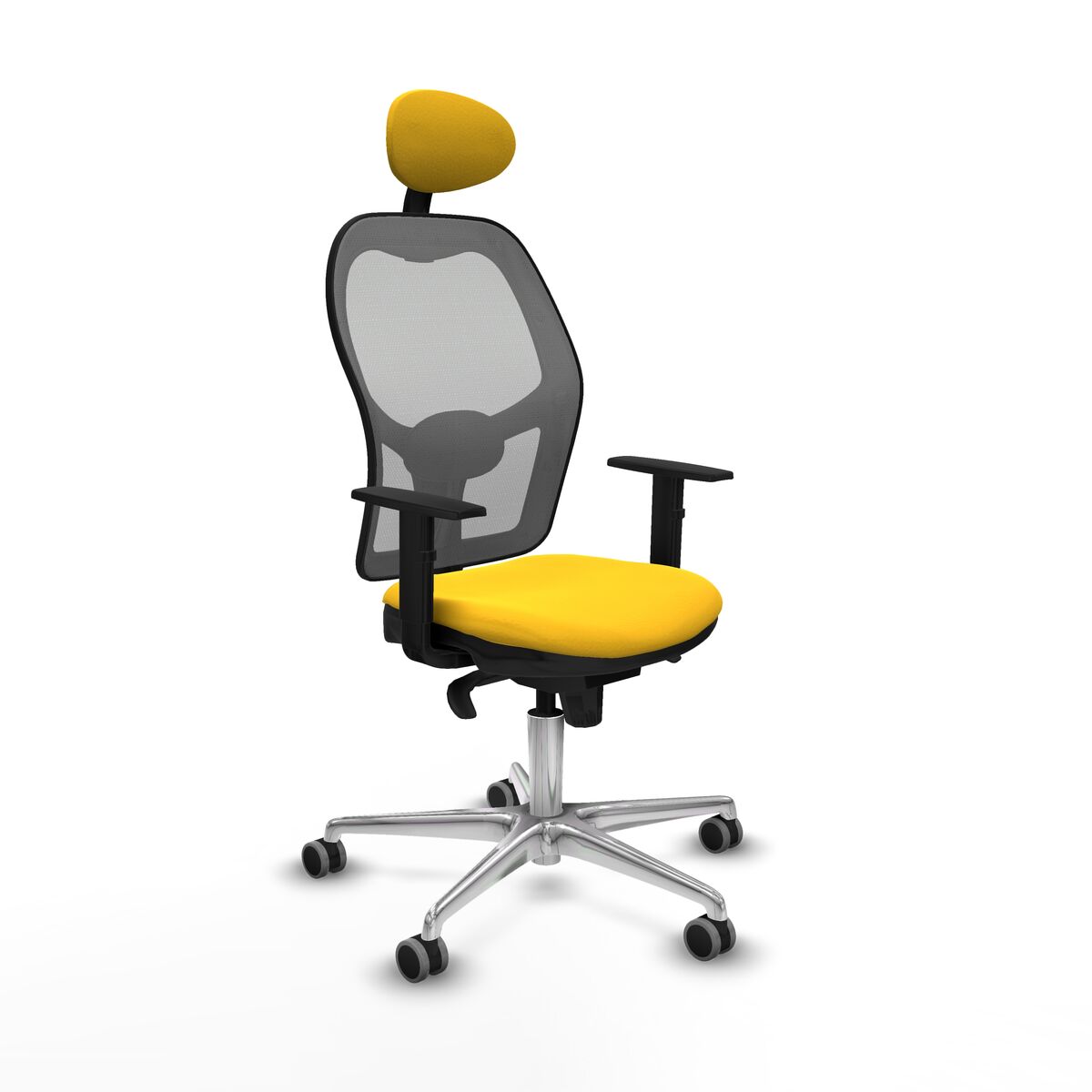 Silla de Oficina Piqueras y Crespo 1D086G1 Amarillo