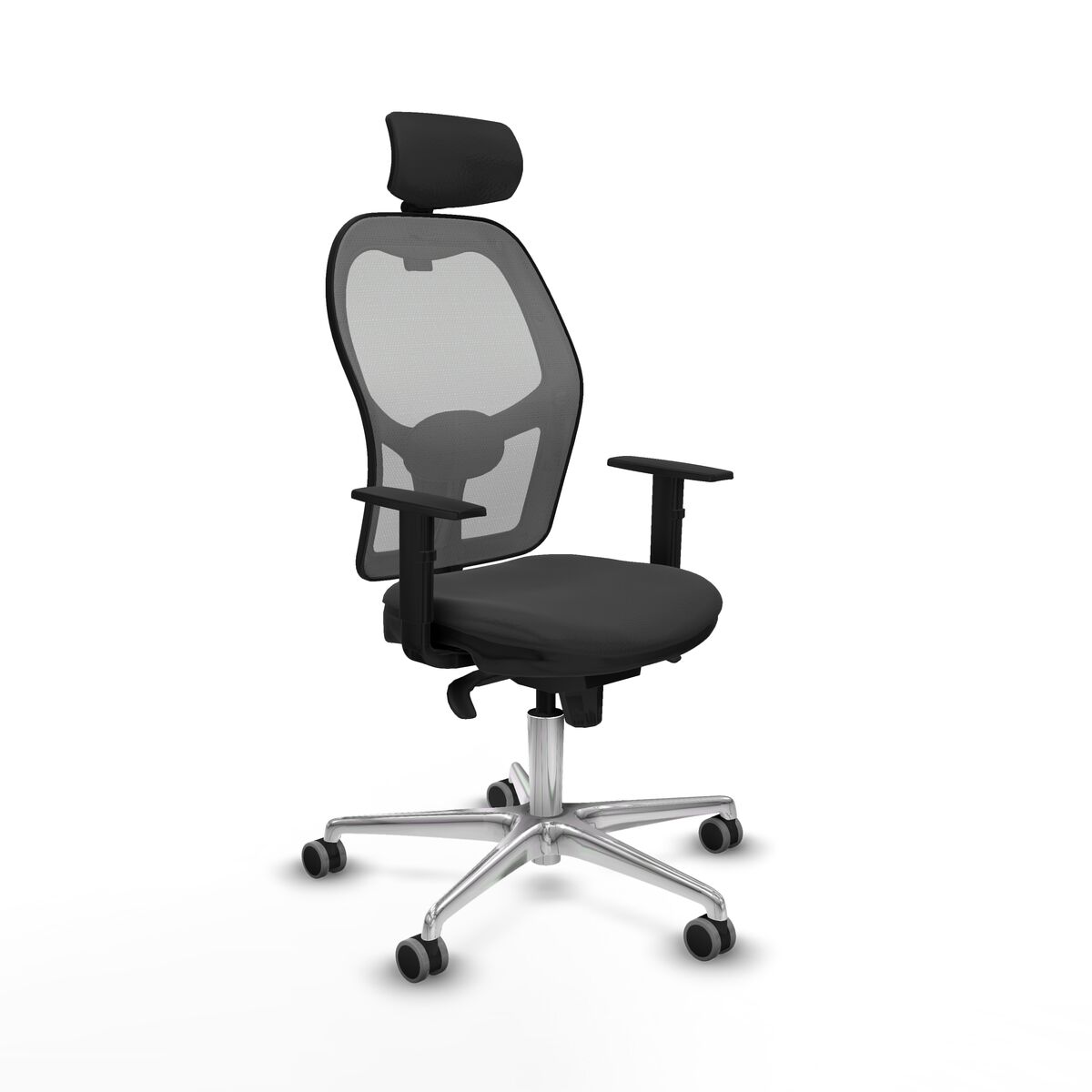 Silla de Oficina Piqueras y Crespo 1D086G2 Gris oscuro