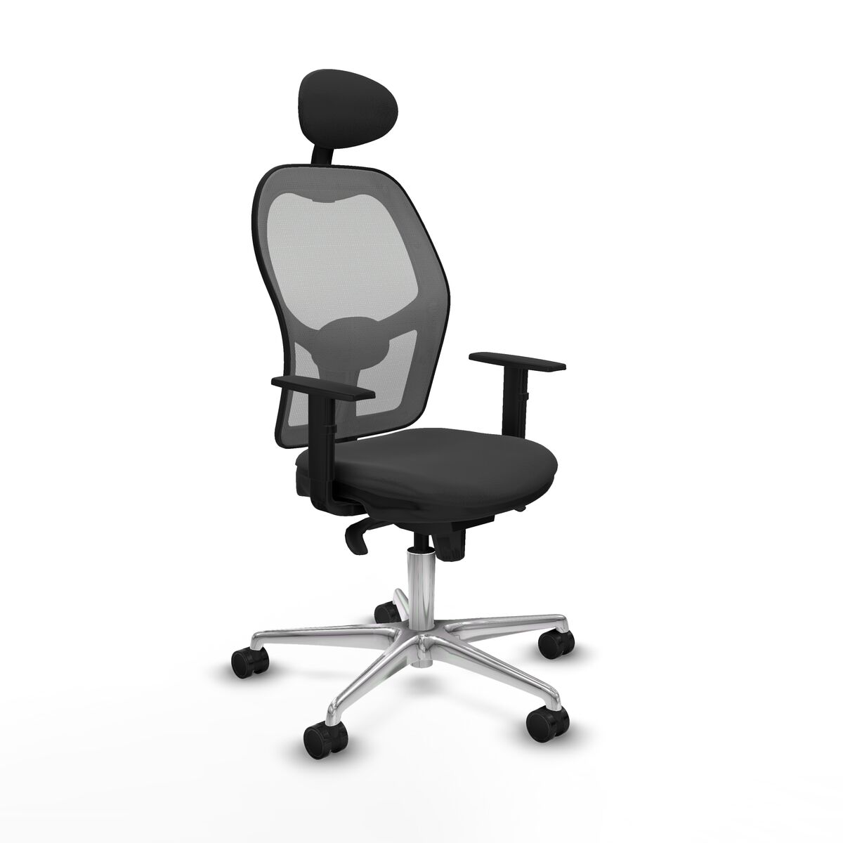 Silla de Oficina Piqueras y Crespo 1D086N1 Gris oscuro
