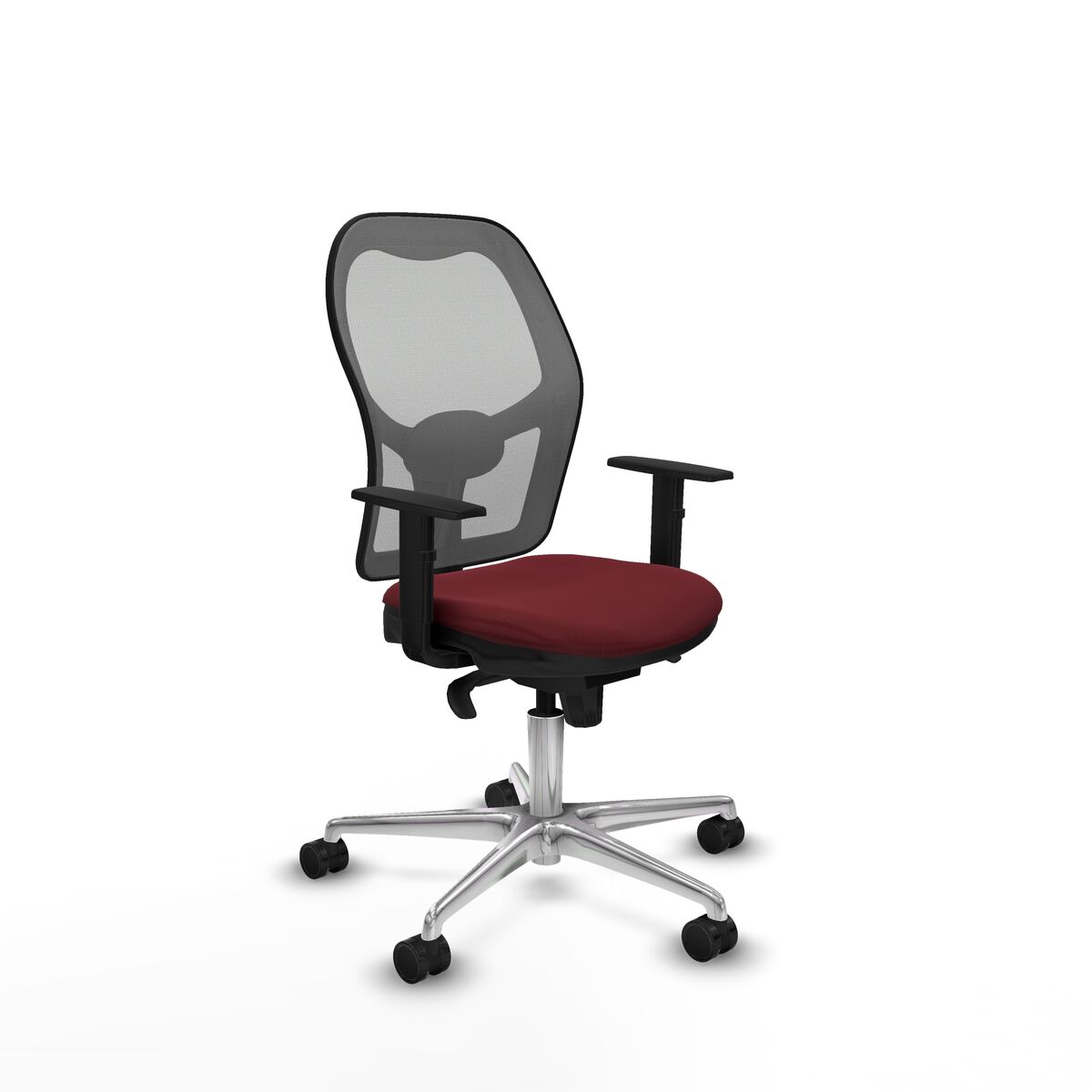 Silla de Oficina Piqueras y Crespo 1D086N0 Granate