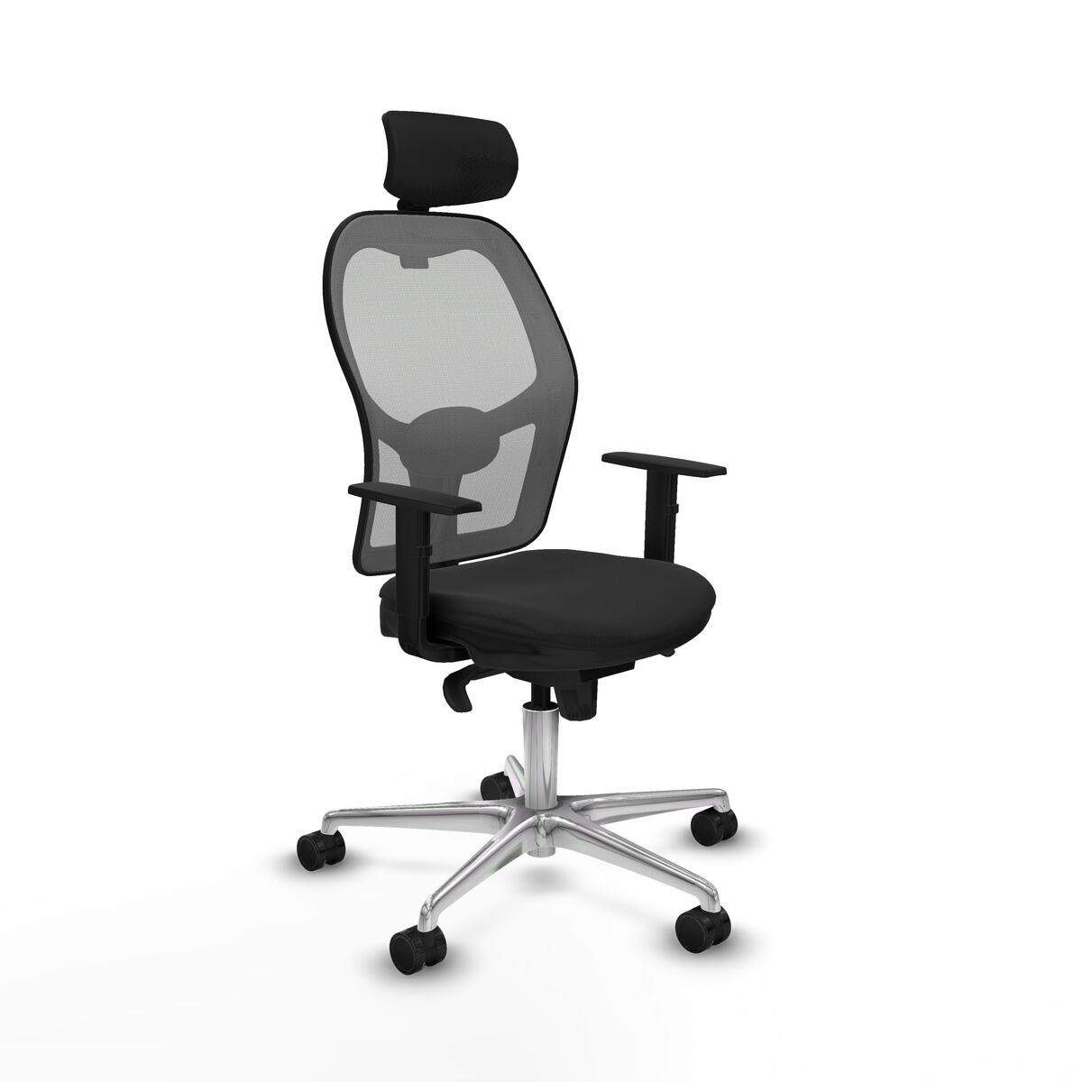 Silla de Oficina Piqueras y Crespo 1D086N2 Negro