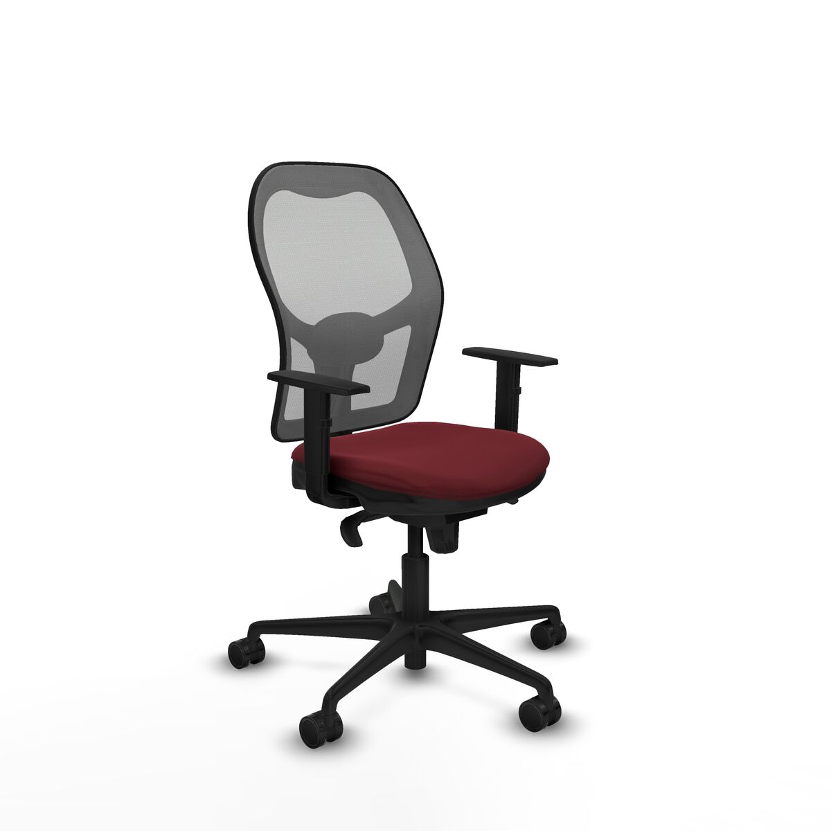 Silla de Oficina Piqueras y Crespo 1D036N0 Granate