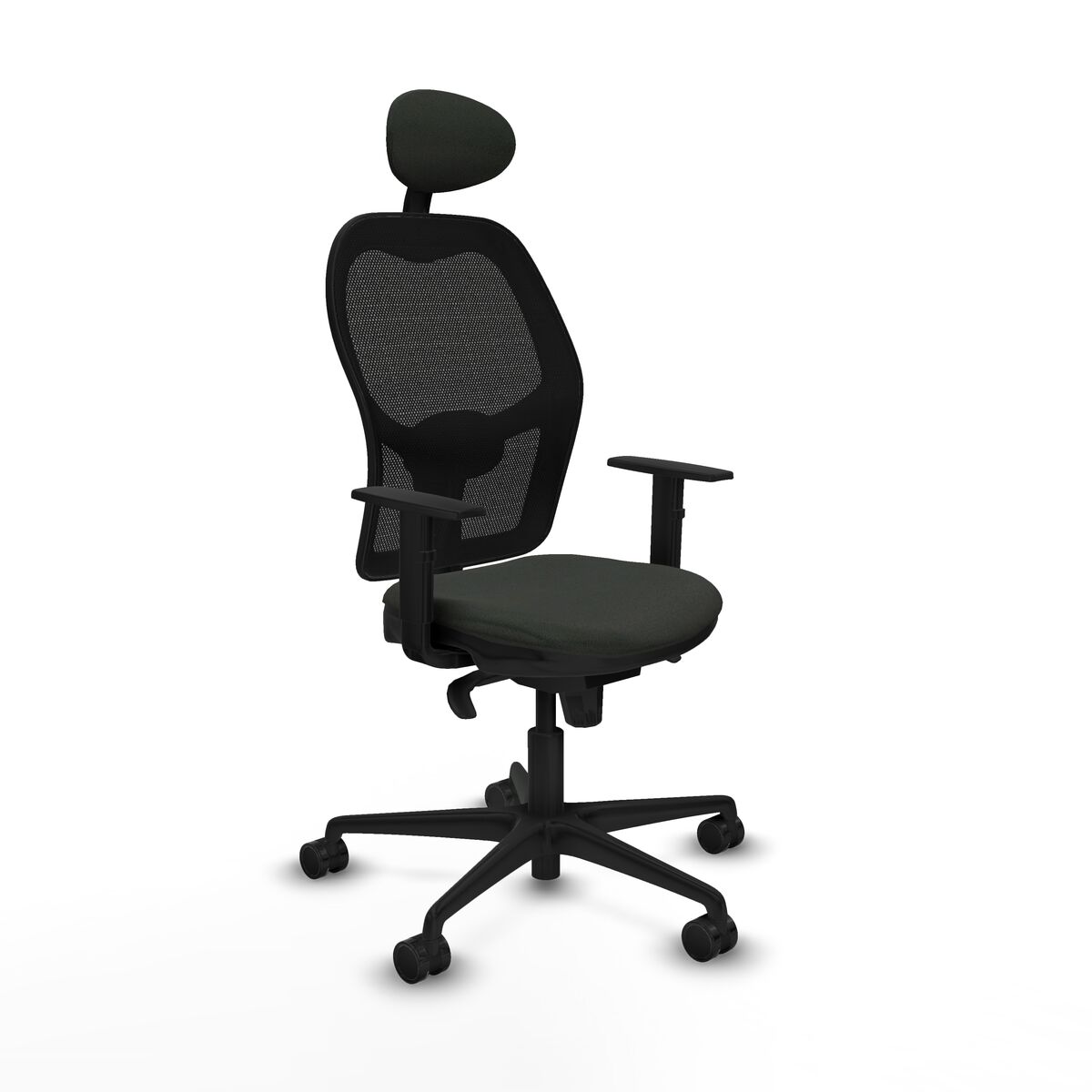 Silla de Oficina Piqueras y Crespo 1D036N1 Negro