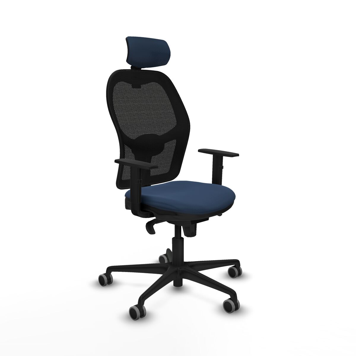 Silla de Oficina Piqueras y Crespo 1D036G2 Azul marino