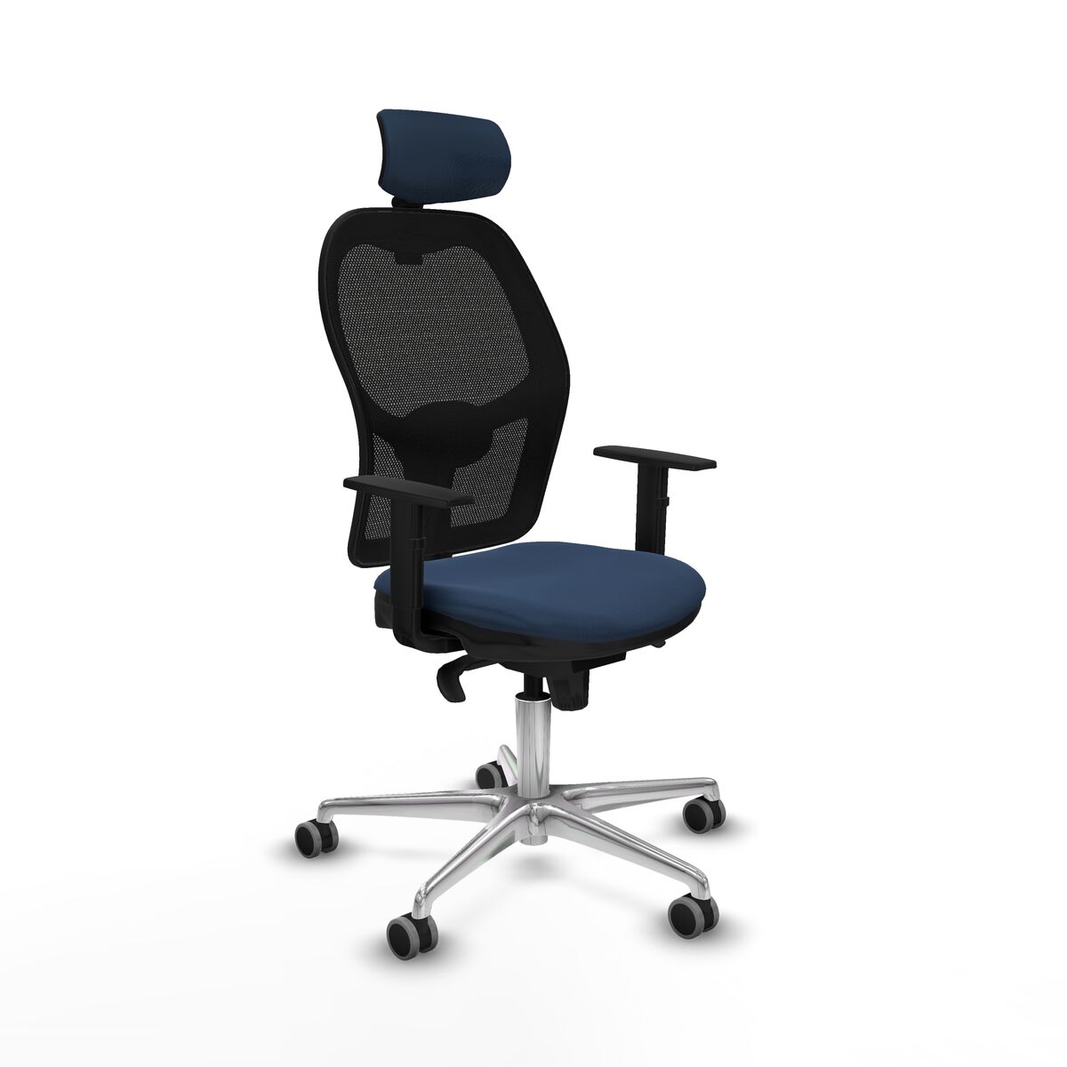 Silla de Oficina Piqueras y Crespo 1D086G2 Azul marino