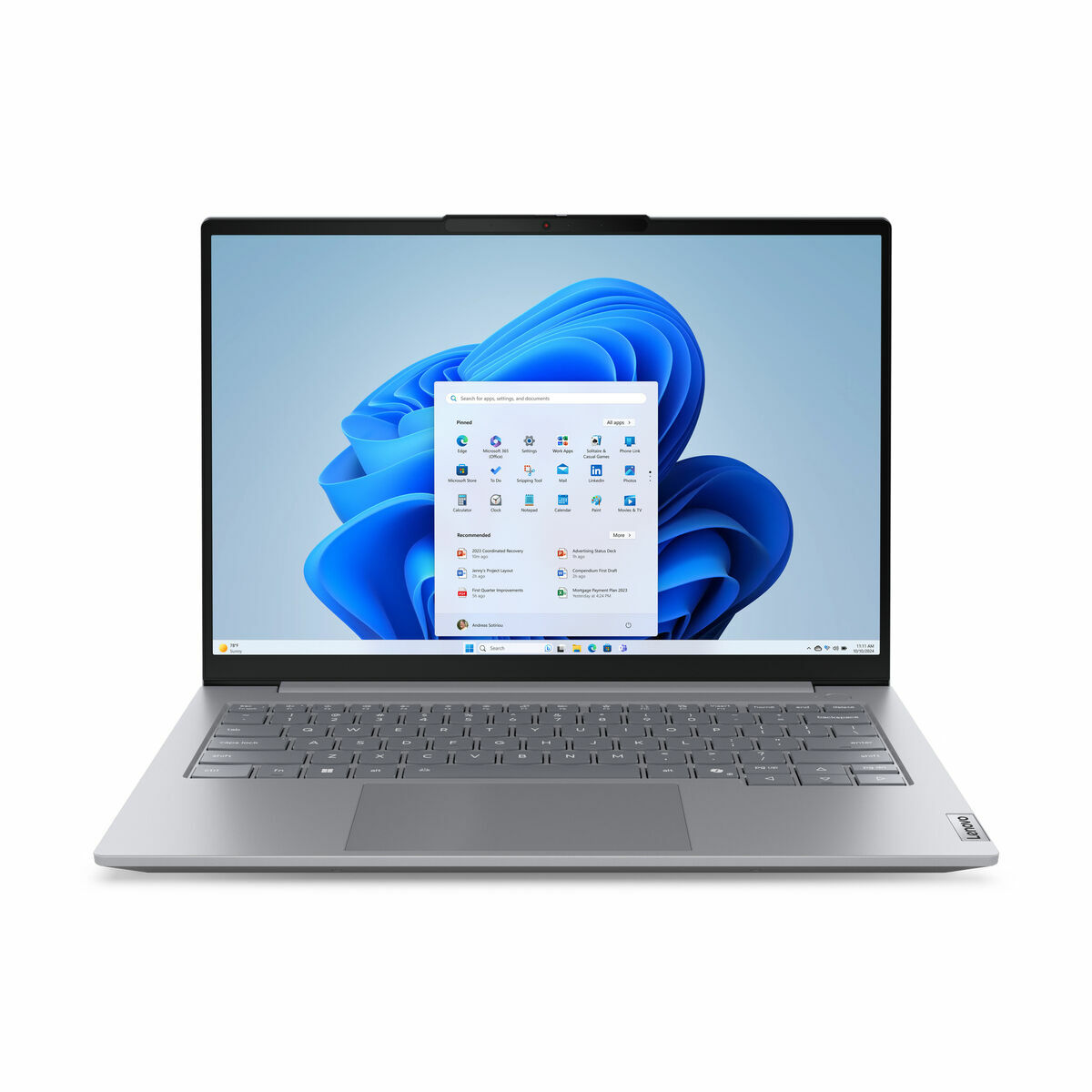 Laptop Lenovo 21SJ0075SP 14" intel core ultra 5 16 GB RAM 512 GB 512 GB SSD Qwerty Español