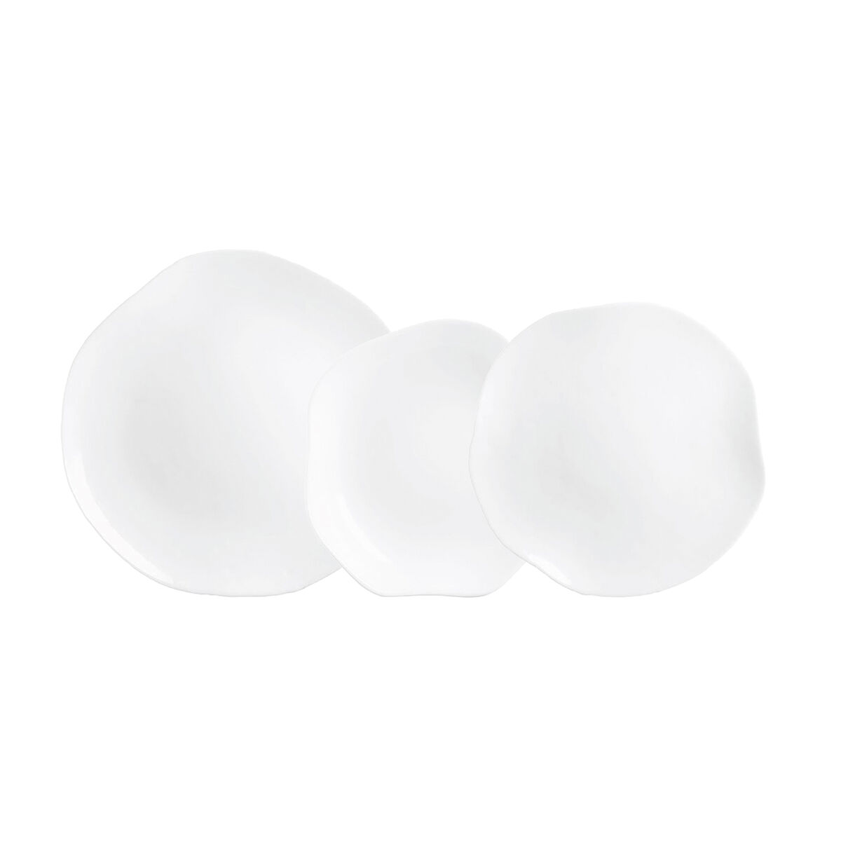 Vajilla Luminarc Galeo Blanco Vidrio 18 Piezas