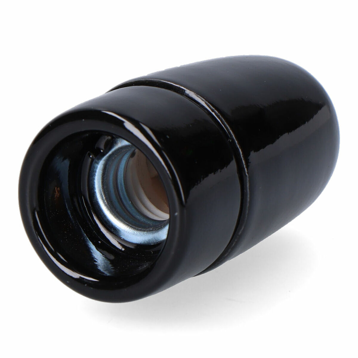 Portalámparas F-line Negro 60 W E14 Vintage