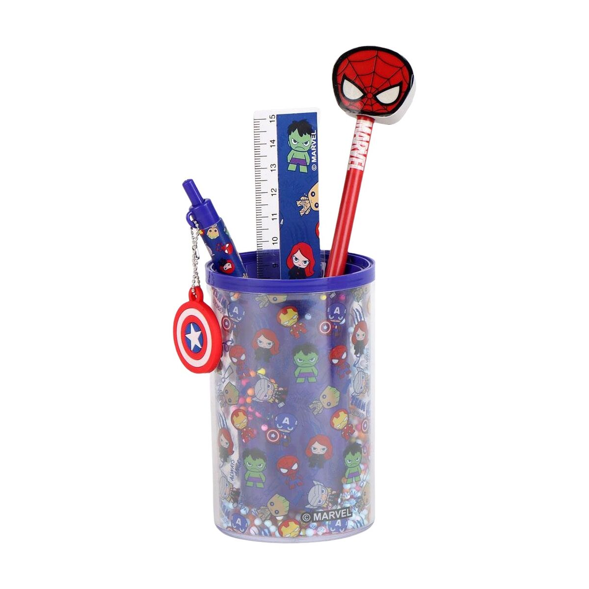 Set de Papelería The Avengers Multicolor 4 Piezas