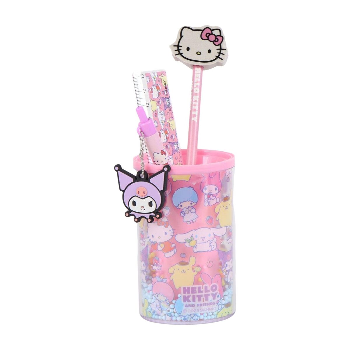 Set de Papelería Hello Kitty Multicolor 4 Piezas