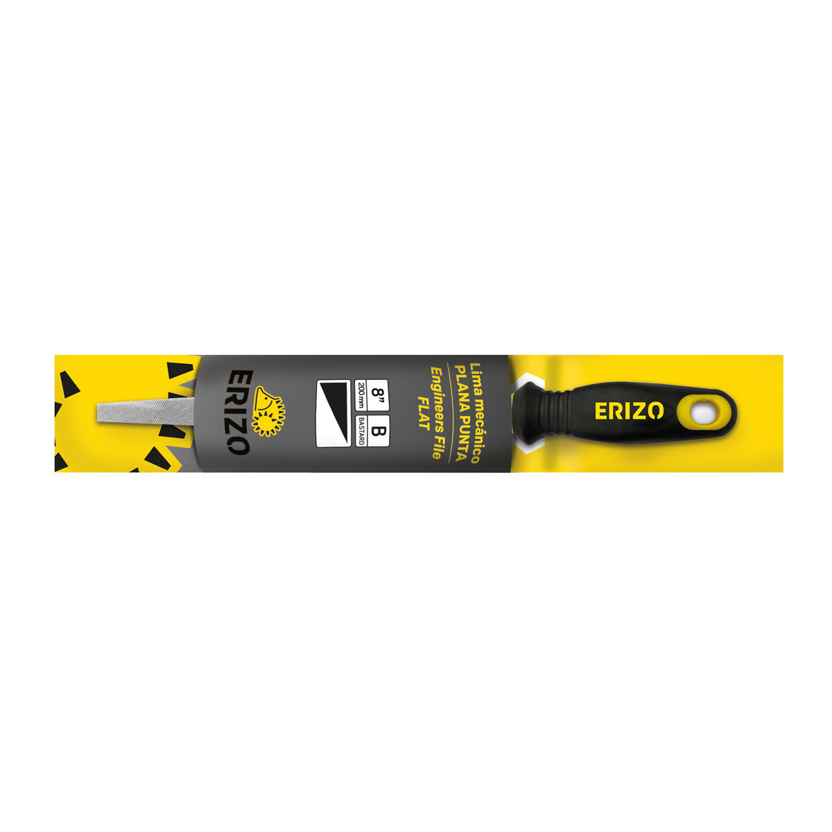Lima Plana ERIZO 10" Fina Plana Punta fina